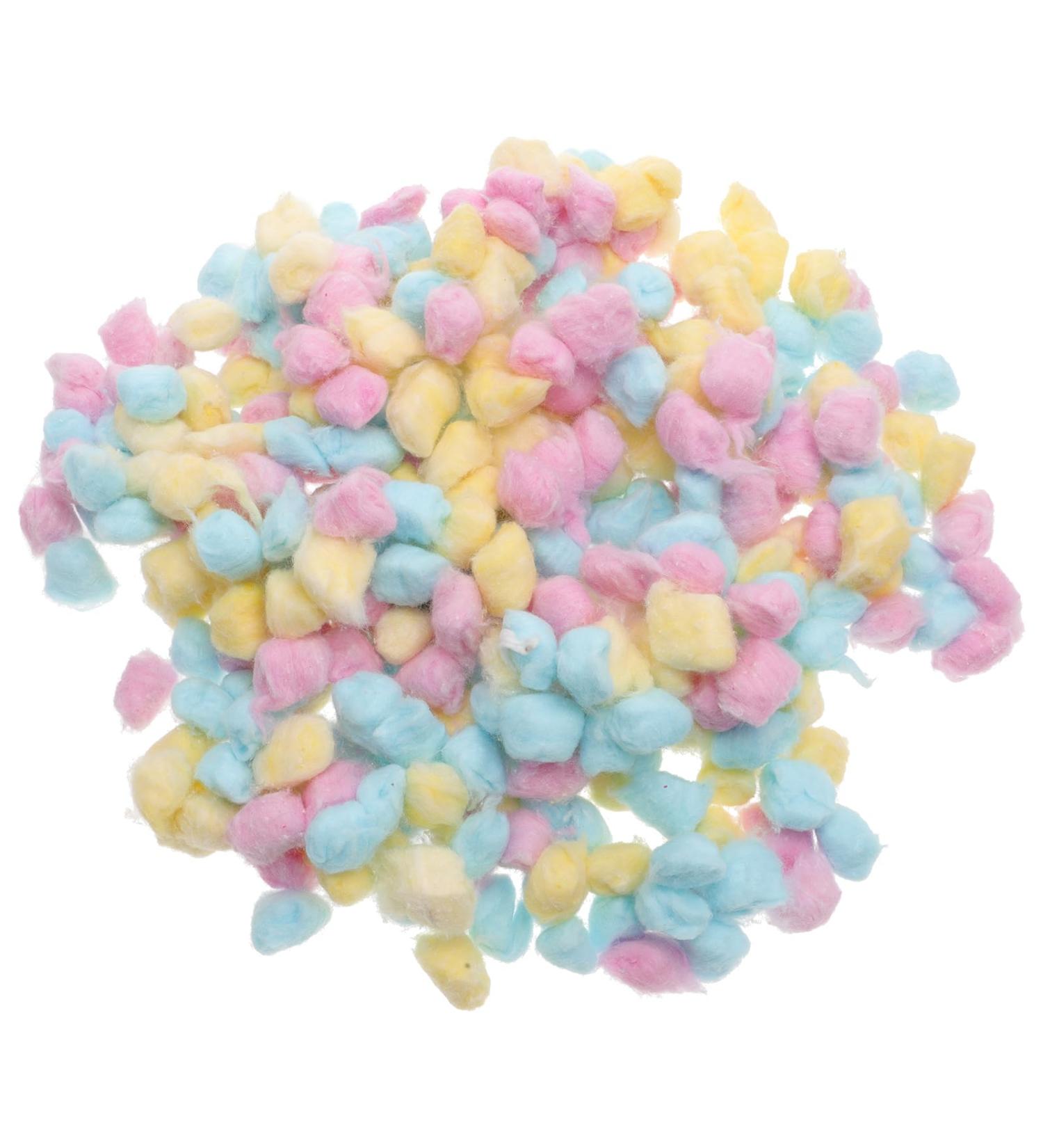 Balacoo Nail Polish Remover Balls - 1 Pack Plush Cotton Balls for Crafts & Cleaning - Baby Safe Green Dyes - Buy Online on SooperMarket.com