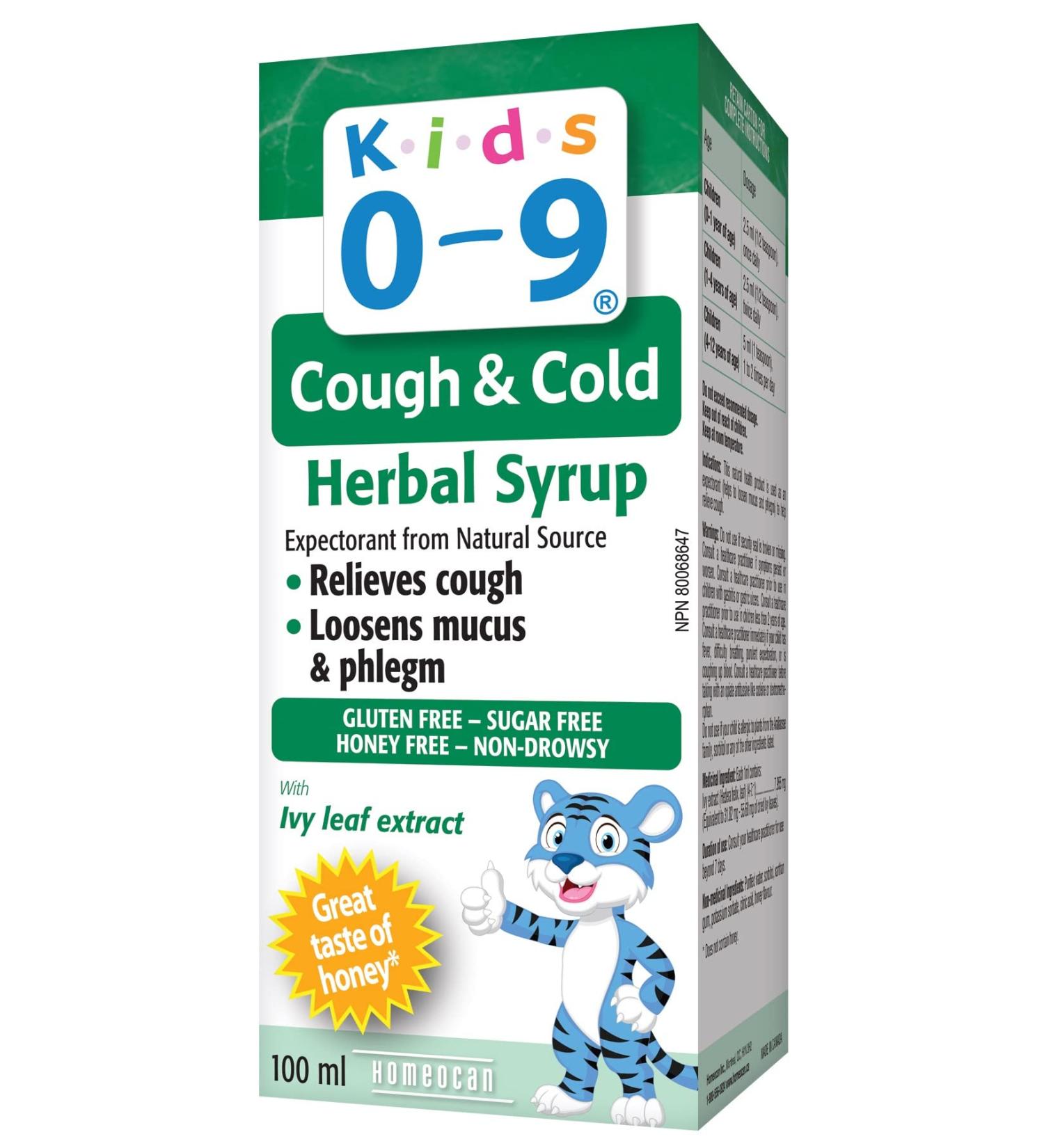 Kids 0-9 Herbal Cough & Cold Syrup 100 ml Any-time 100 ml (Pack of 1) - Buy Online on SooperMarket.com