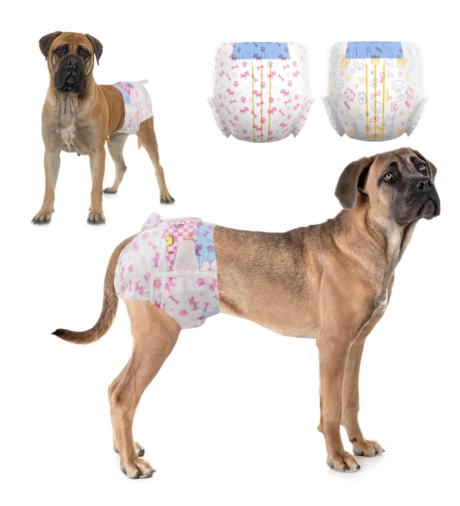 Buy Dono Disposable Dog Diapers for Females - 48 Super Absorbent Leak-Proof Pants for Heat & Incontinence - Sizes XXS to L - Buy Online on SooperMarket.com