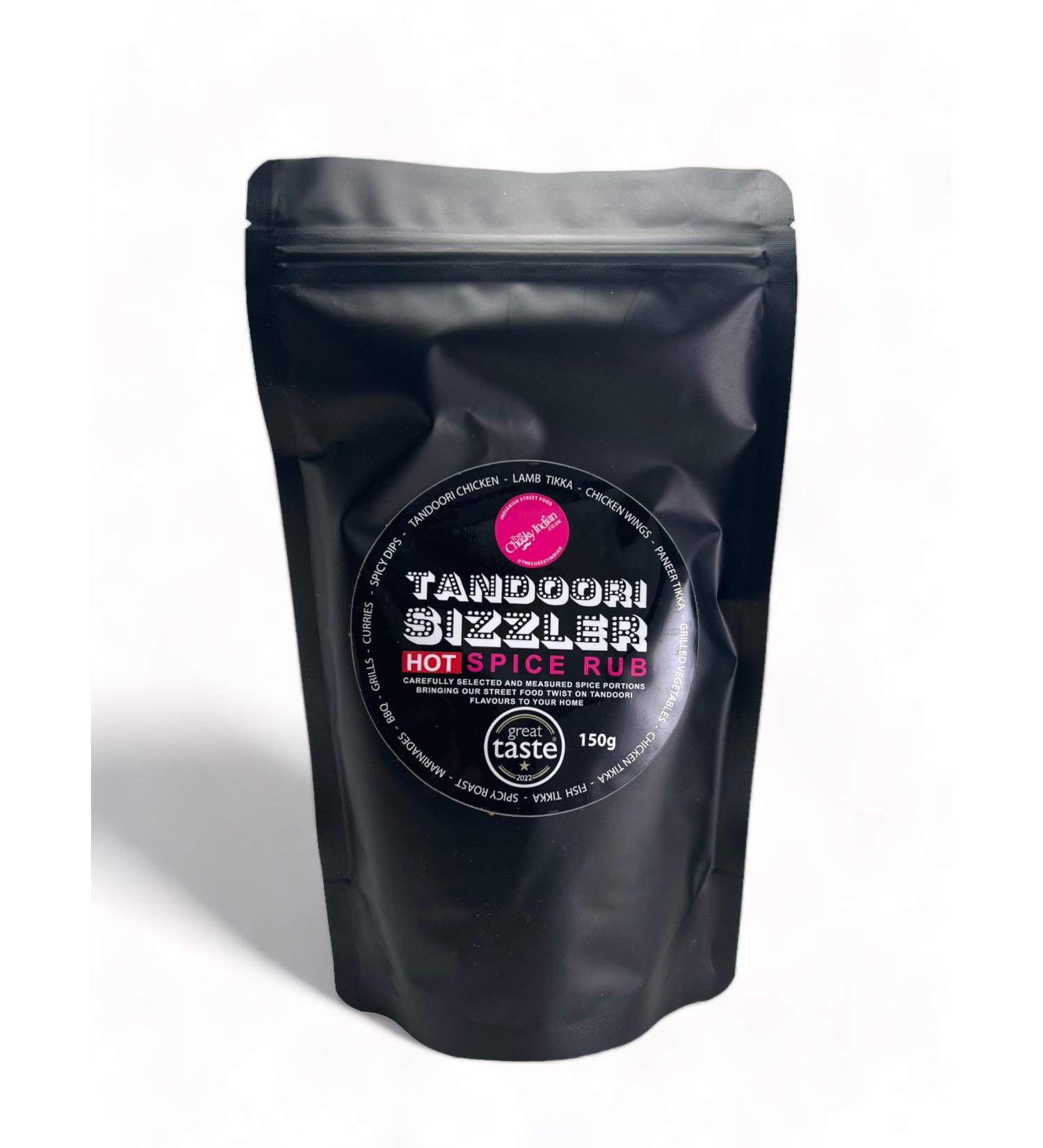 Cheeky Indian Tandoori Sizzler Hot Rub Seasoning Mix - 100% Natural & Organic 150g - Buy Online on SooperMarket.com
