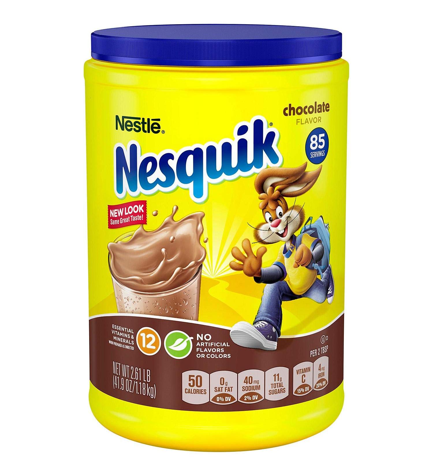 Nestle Nesquik Chocolate-Flavored Powder (2.61 lb.) - Choose Your Flavor - Buy Online on SooperMarket.com