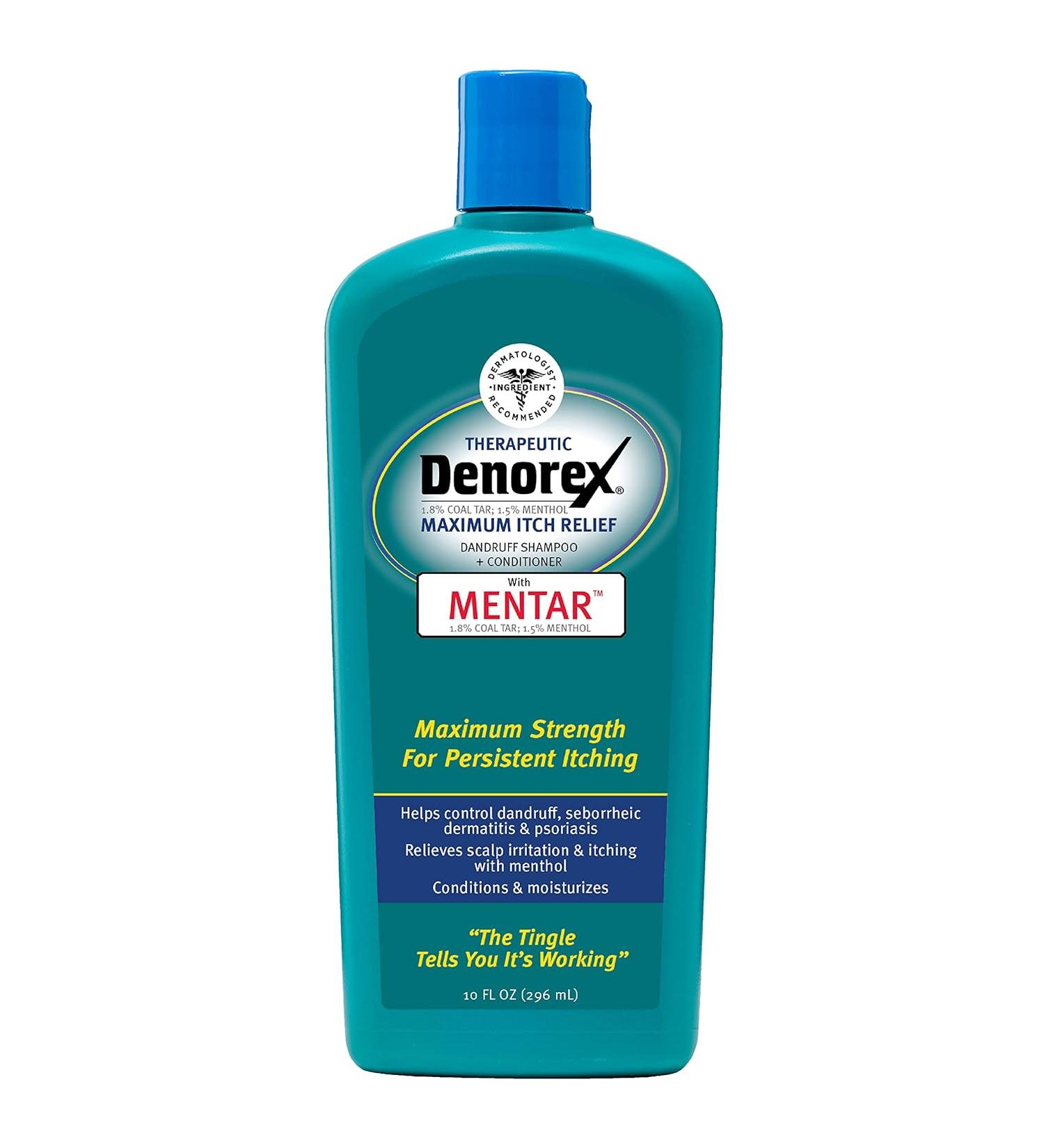 Denorex Maximum Itch Relief Dandruff Shampoo + Conditioner 10 oz (Pack of 2) - Buy Now for Relief - Buy Online on SooperMarket.com