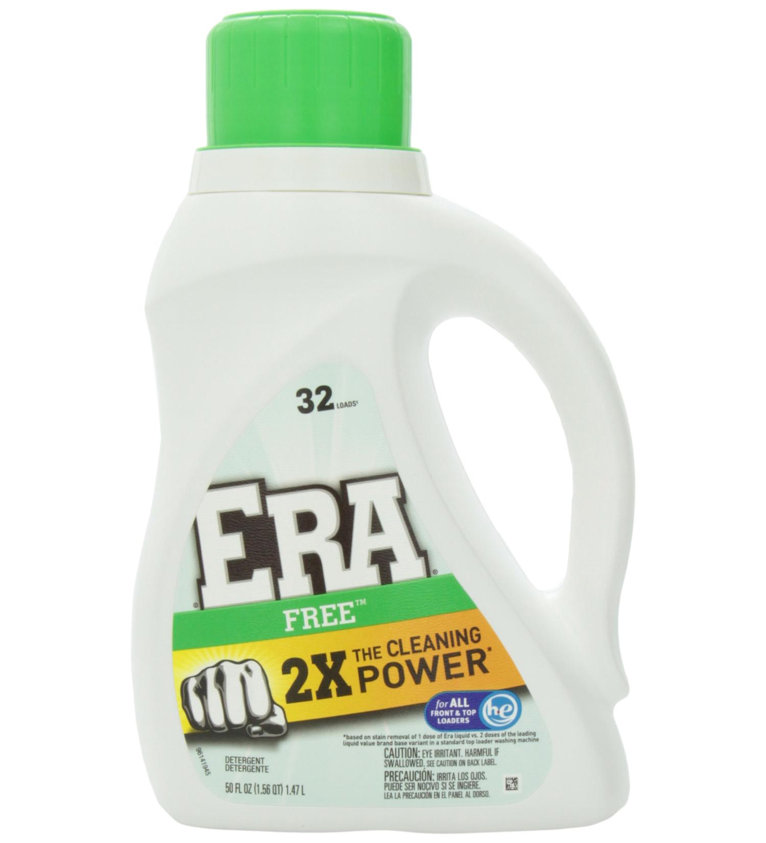 Buy Era 2x Ultra Free Liquid Detergent - 32 Loads 50 Fl Oz - Eco-Friendly & Effective International Shipping - Buy Online on SooperMarket.com