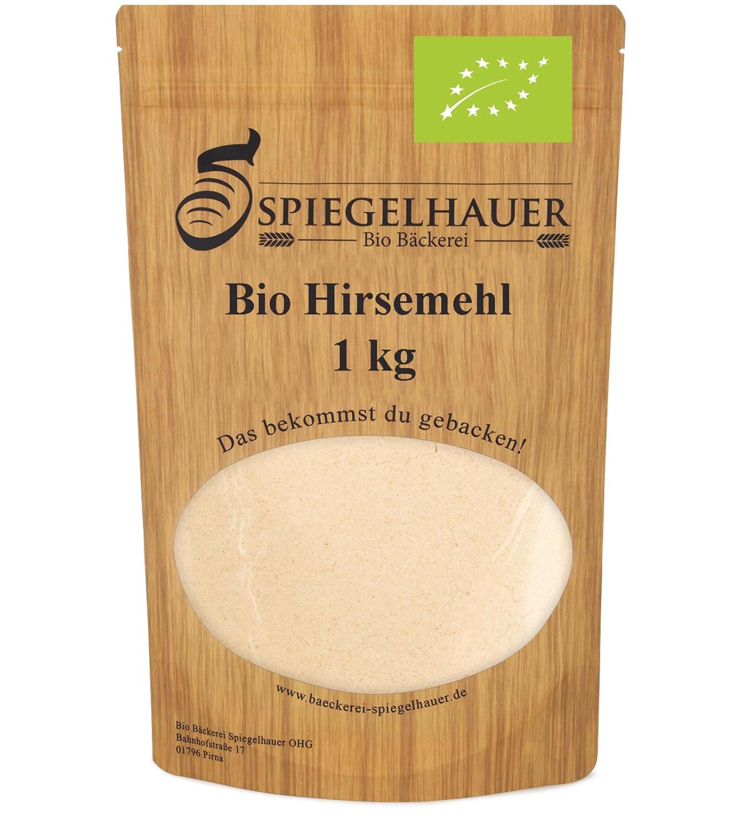 Organic millet flour 1 kg gluten-free flour for light bread