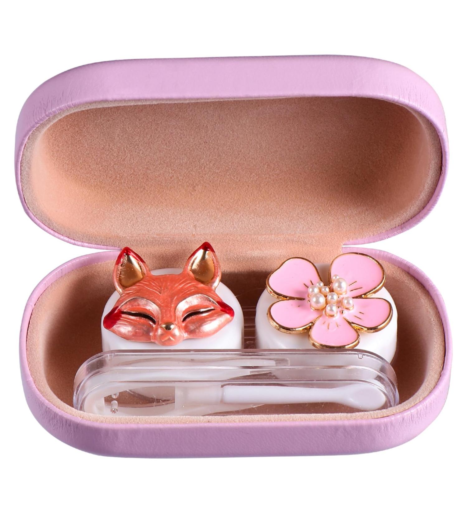 Healvian Accessories 3 Series - Colorful Contact Lens Travel Storage Set | Durable ABS Container for Safe Storage - Buy Online on SooperMarket.com