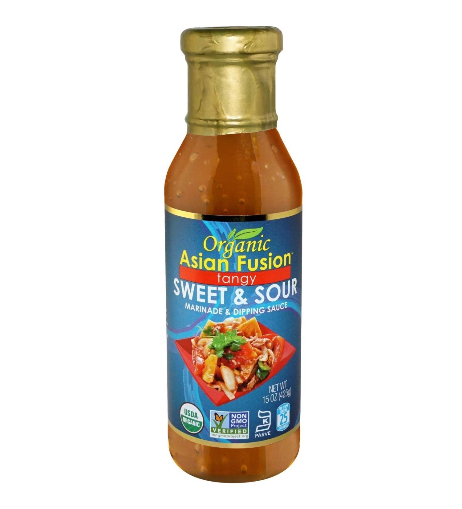 Organic Tangy Sweet & Sour Marinade - USDA Organic, Non-GMO, Gluten-Free, 15 Oz - Buy Online on SooperMarket.com