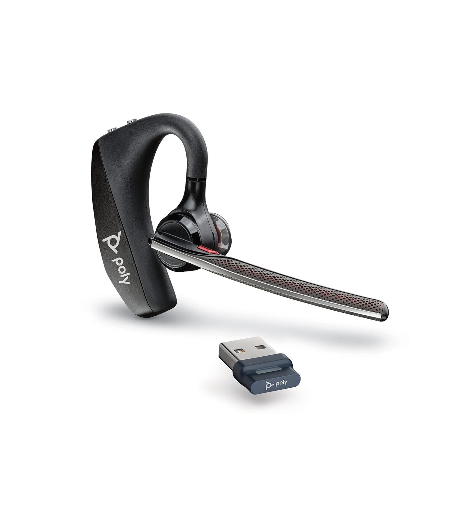 Plantronics Poly Voyager 5200 UC Wireless Headset & Charging Case - Bluetooth Headset with Noise-Canceling Mic - Amazon Exclusive - Buy Online on SooperMarket.com