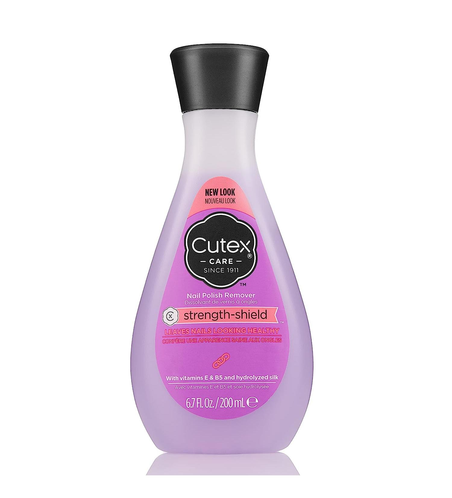 Cutex Nail Polish Remover Strength Shield 6.76 Fl. Oz. | Healthy Looking Nails - Buy Online on SooperMarket.com