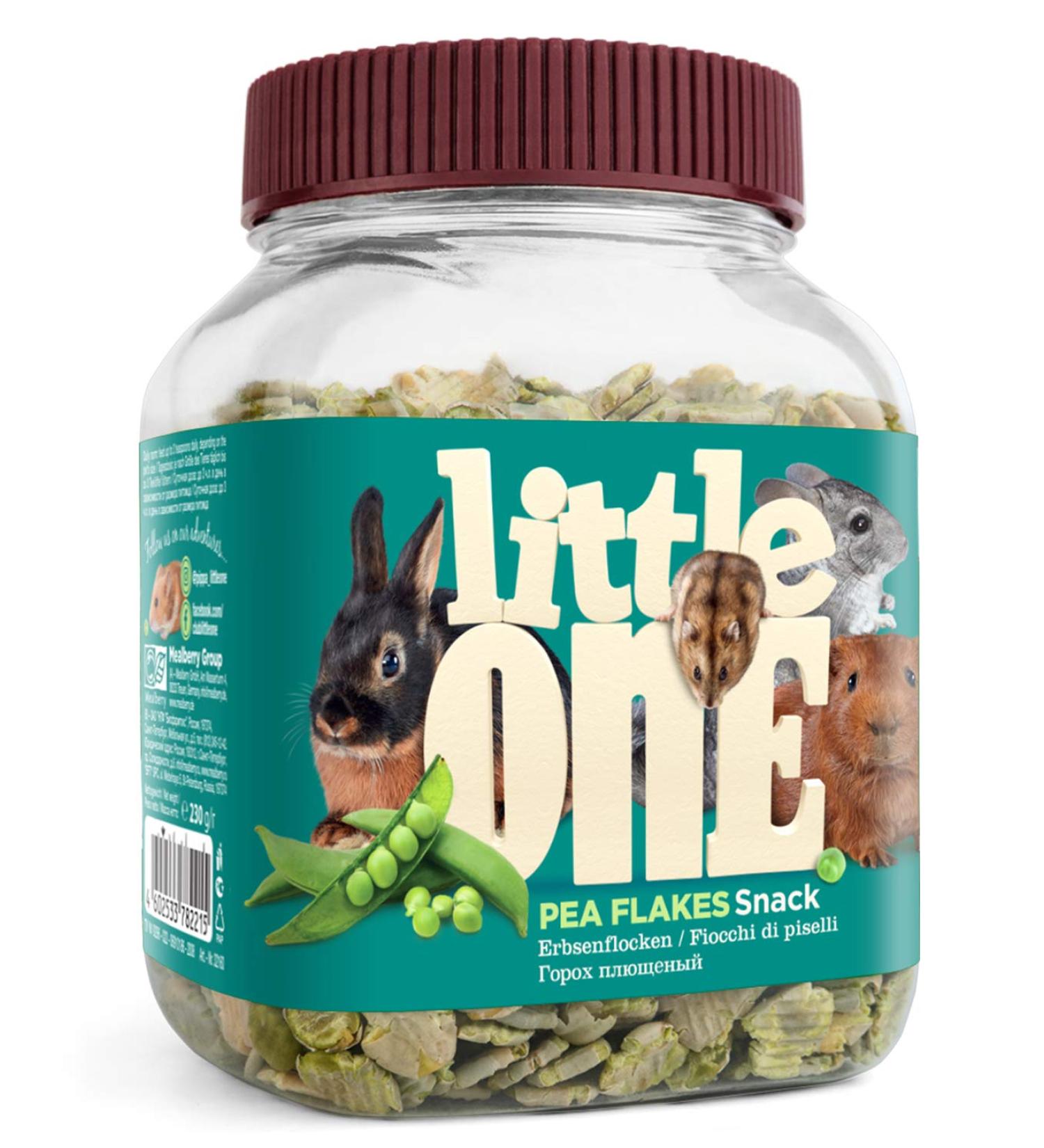 Buy Little One Snack Pea Flakes (230g Can) - Premium Pet Treats for Small Animals - Fast International Shipping - Buy Online on SooperMarket.com