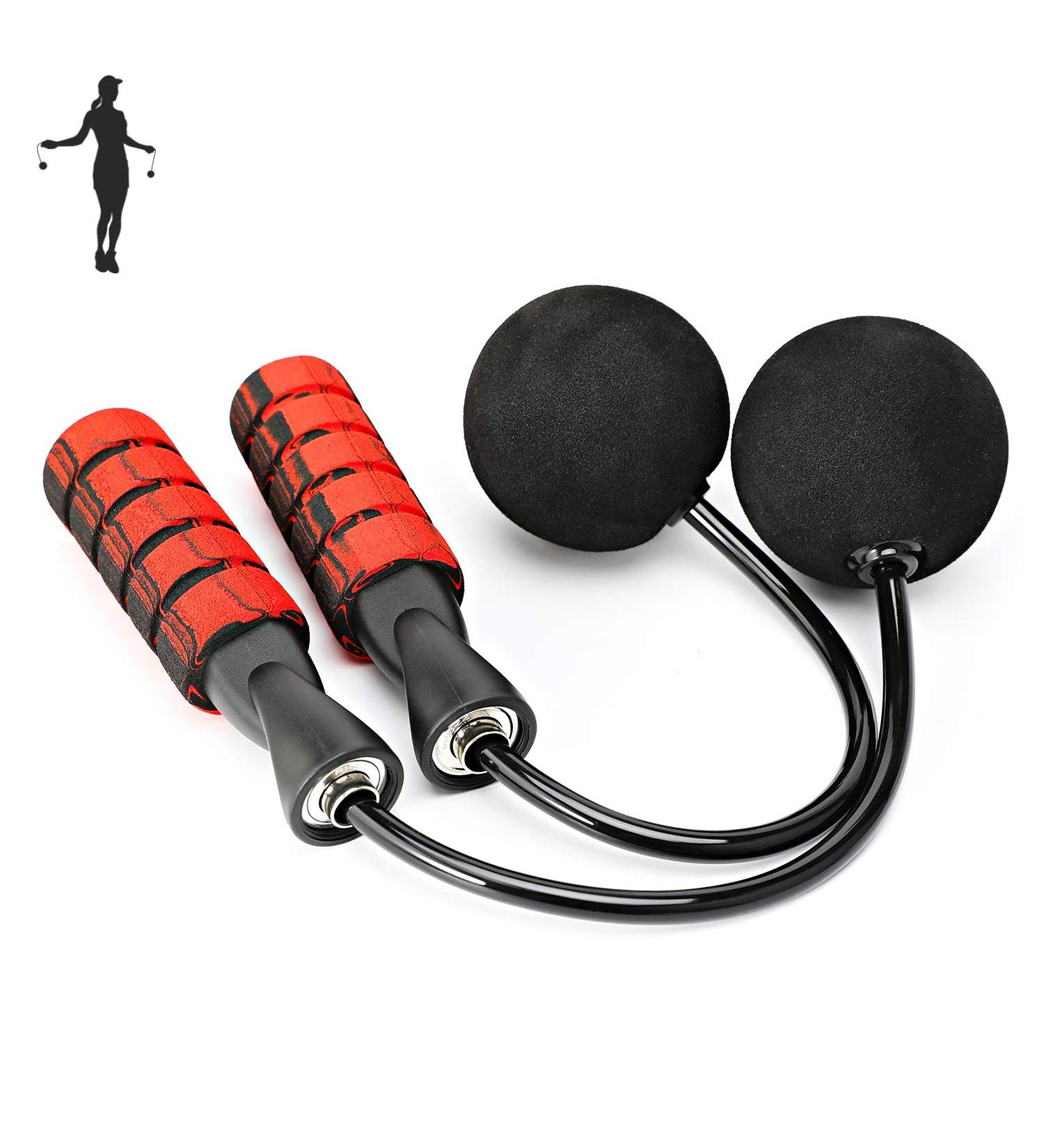 APLUGTEK Jump Rope - Adjustable Weighted Cordless Skipping Rope for Fitness - A-Red - Buy Online on SooperMarket.com