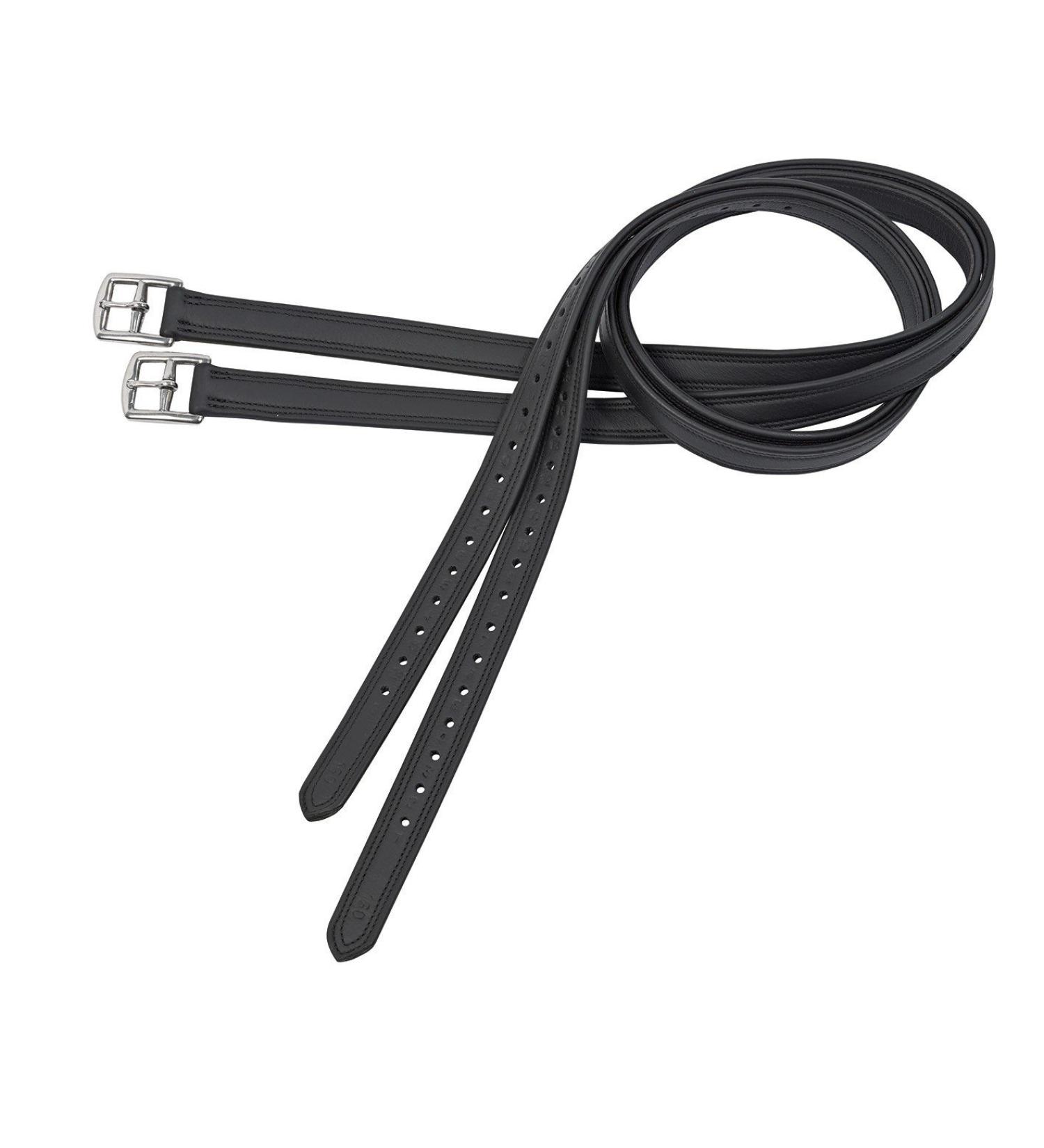 Solibel BUSSE Stirrup Leathers Soft-Curved dark brown fitting: stainless steel length 130 cm
