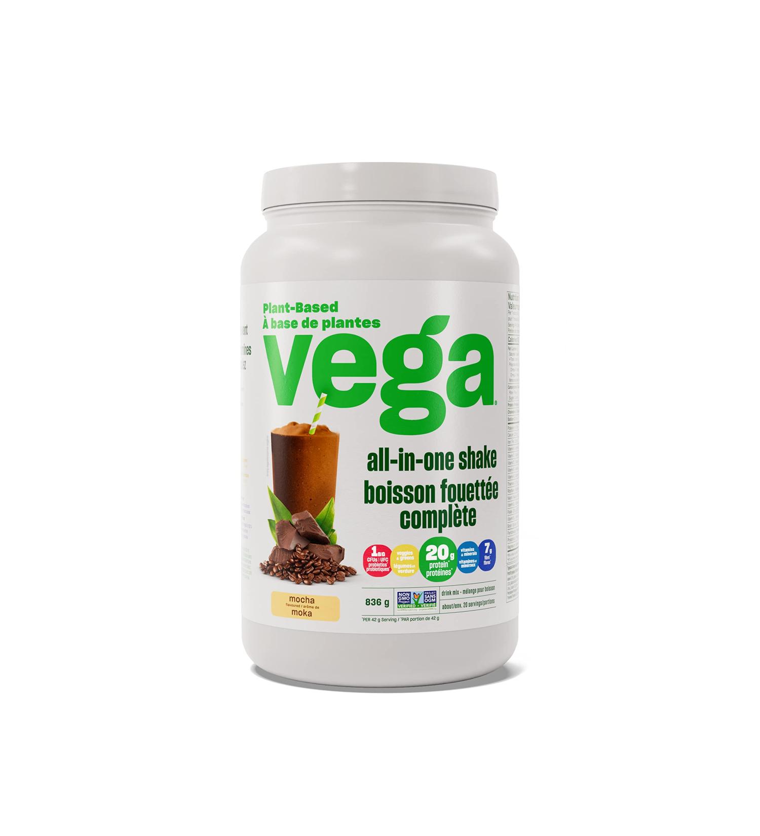 Vega All-in-One Vegan Protein Powder Mocha (20 Servings) Superfood Ingredients Vitamins For Immunity Support Keto Friendly Pea Protein For Women & Men 836g (Packaging May Vary) Mocha 20 Servings (Pack of 1) - Buy Online on SooperMarket.com