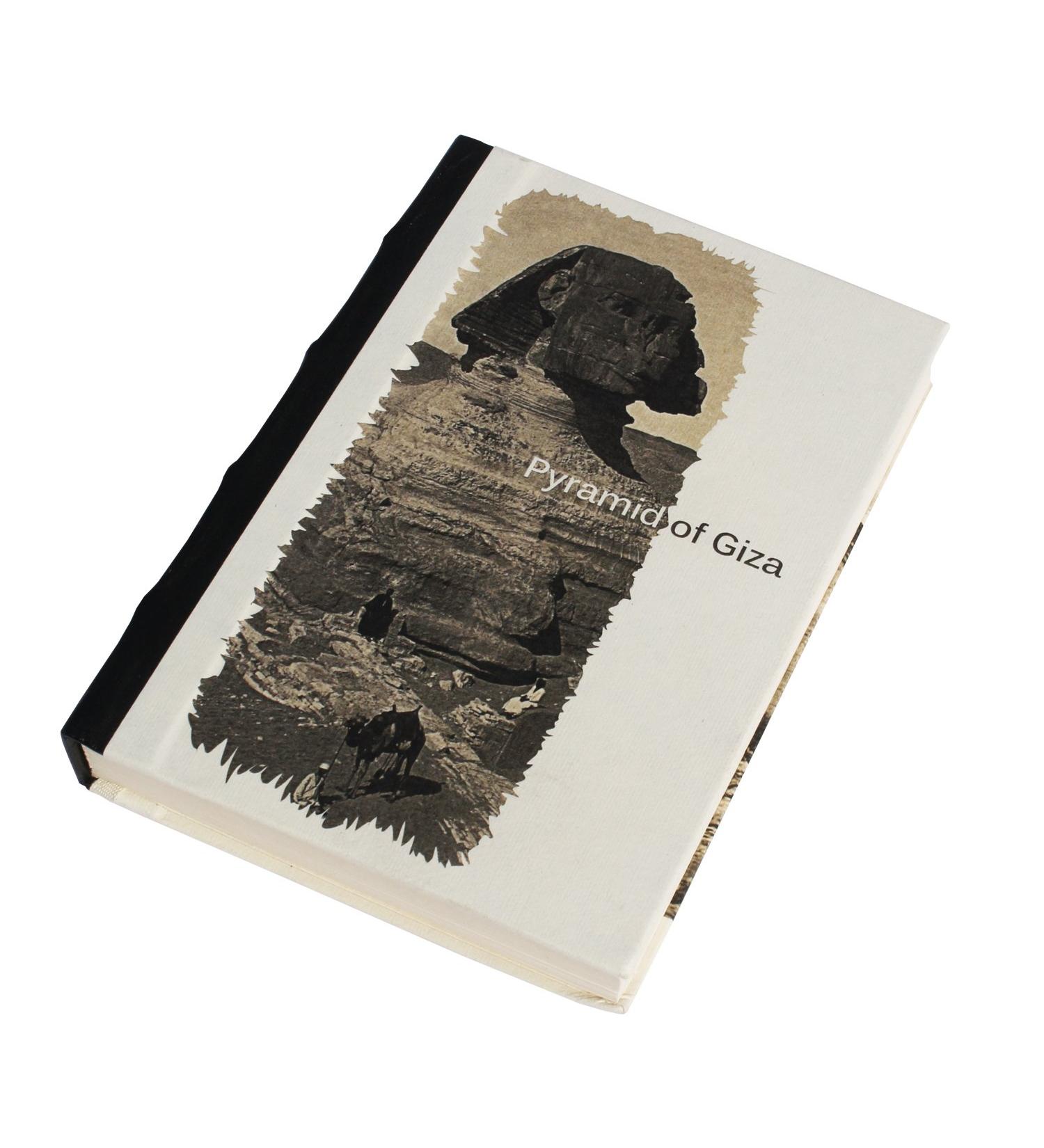 DeKulture Handmade Pyramid of Giza Artwork Eco-Friendly Task Planner Acid Free Paper Genuine Leather Spine Ideal Daily Diary for Personal & Office Use - Best Gift For Men Women 125 GSM 176 Pages - Buy Online on SooperMarket.com