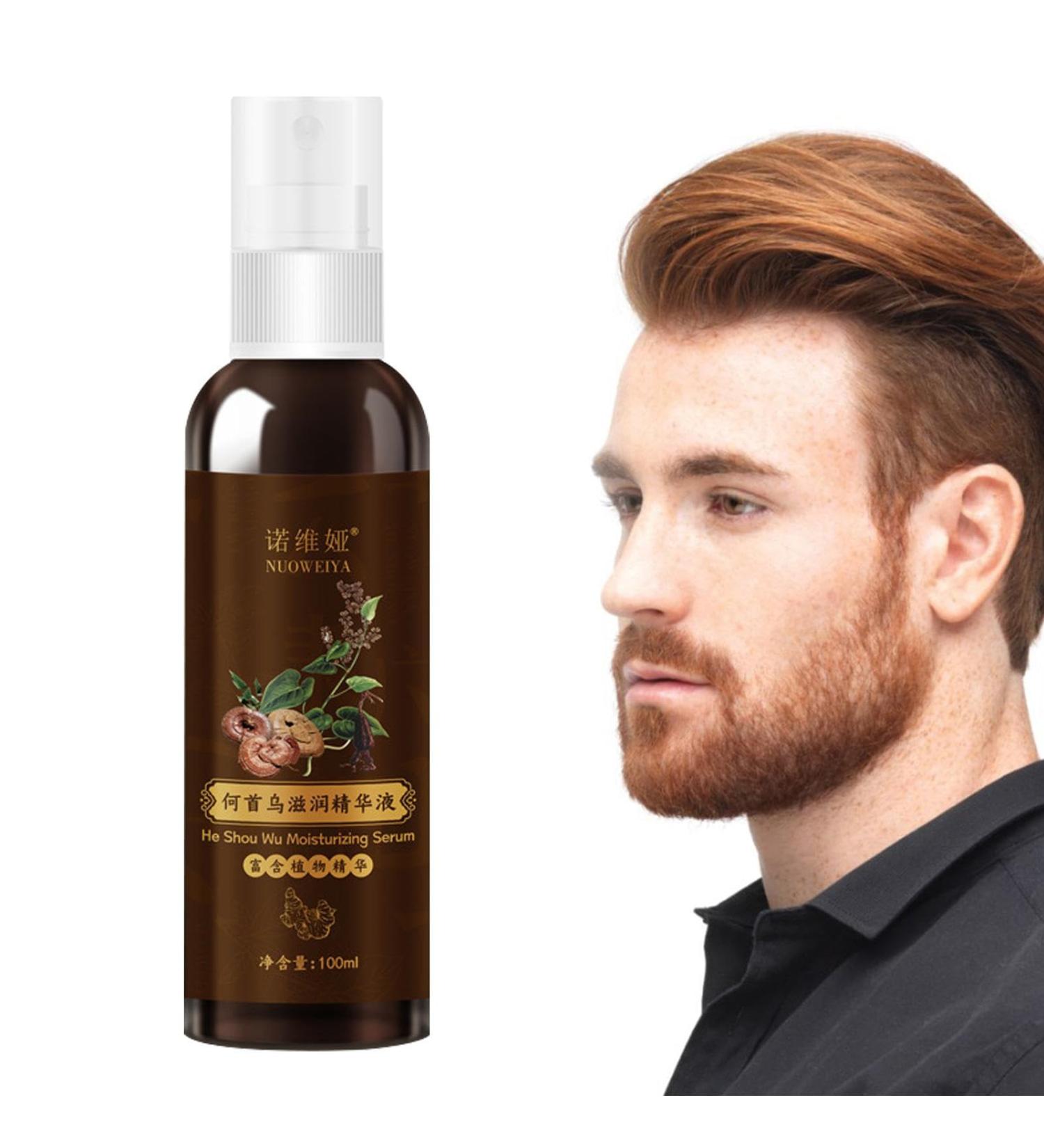 Hair Regrowth Oil Hair Strengthening He Shou Wu Essence 100ml Anti-thinning Hair Essence Anti Loss Hair Nourishing Essence For Dry Damaged Hair And Growth - Buy Online on SooperMarket.com