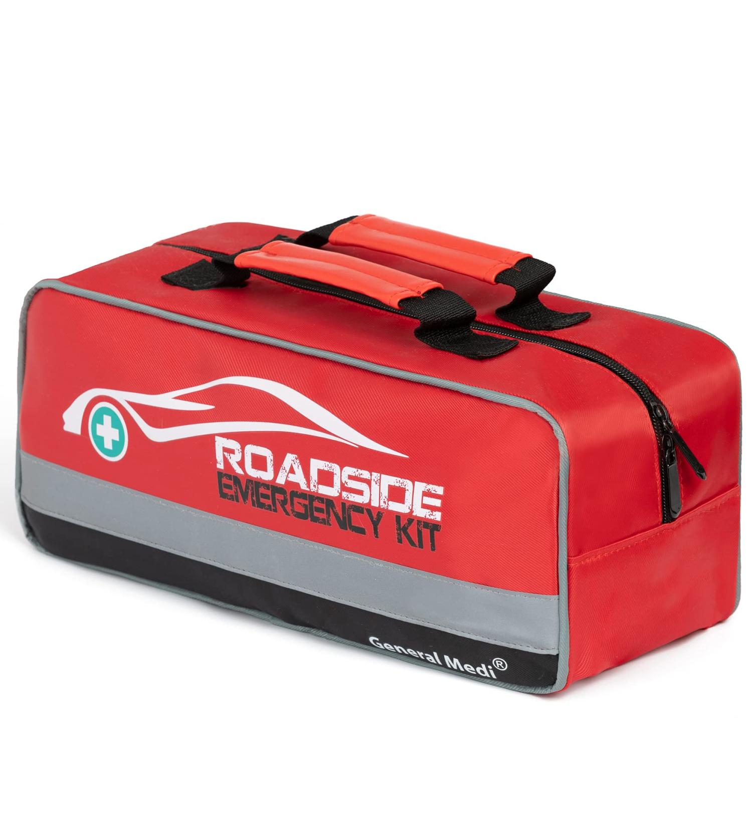 General Medi 127 in 1 Car Breakdown & First Aid Kit | Ultimate Vehicle Emergency Assistance Set - Buy Online on SooperMarket.com