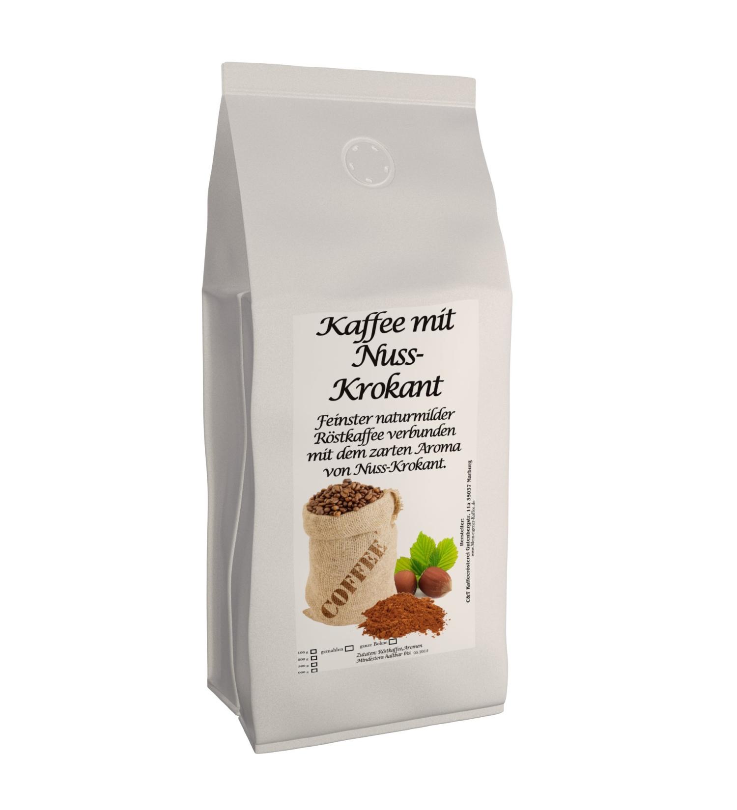 C&T Aroma Coffee - Nut Brittle Flavored Ground Coffee 500g | Premium Private Roasting - International Shipping Available - Buy Online on SooperMarket.com