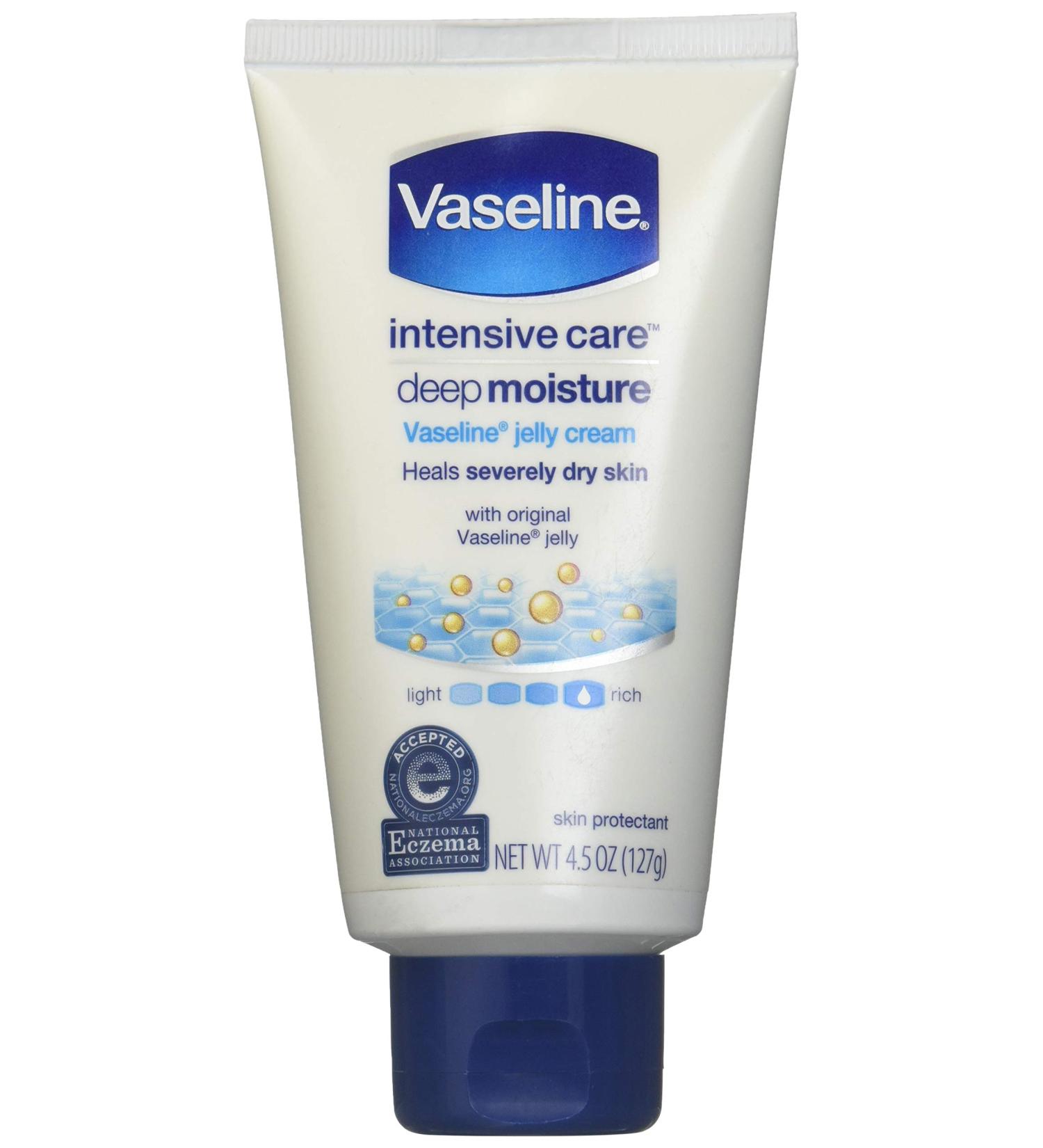 Vaseline Intensive Care Petroleum Jelly Deep Moisture 4.5 oz - Pack of 6 | Hydrating Skin Protectant - Buy Online on SooperMarket.com