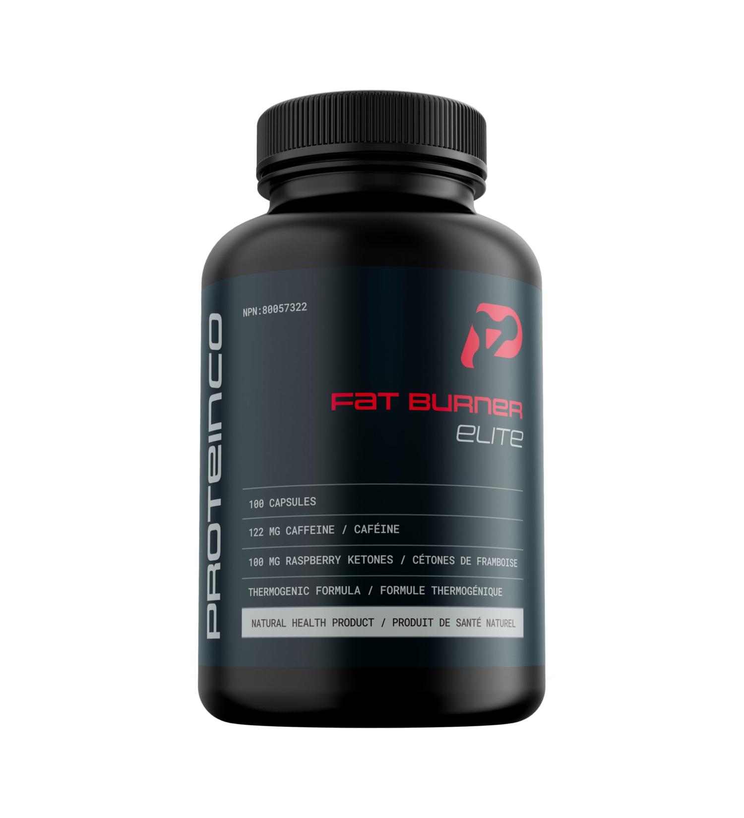 ProteinCo | Fat Burner Elite | Herbal Thermogenic Formula | Weight Loss Women & Men | Caffein Rasberry Ketones L-Carnitine Vitamin B6 Red Cayenne Pepper | 100 capsules - Buy Online on SooperMarket.com