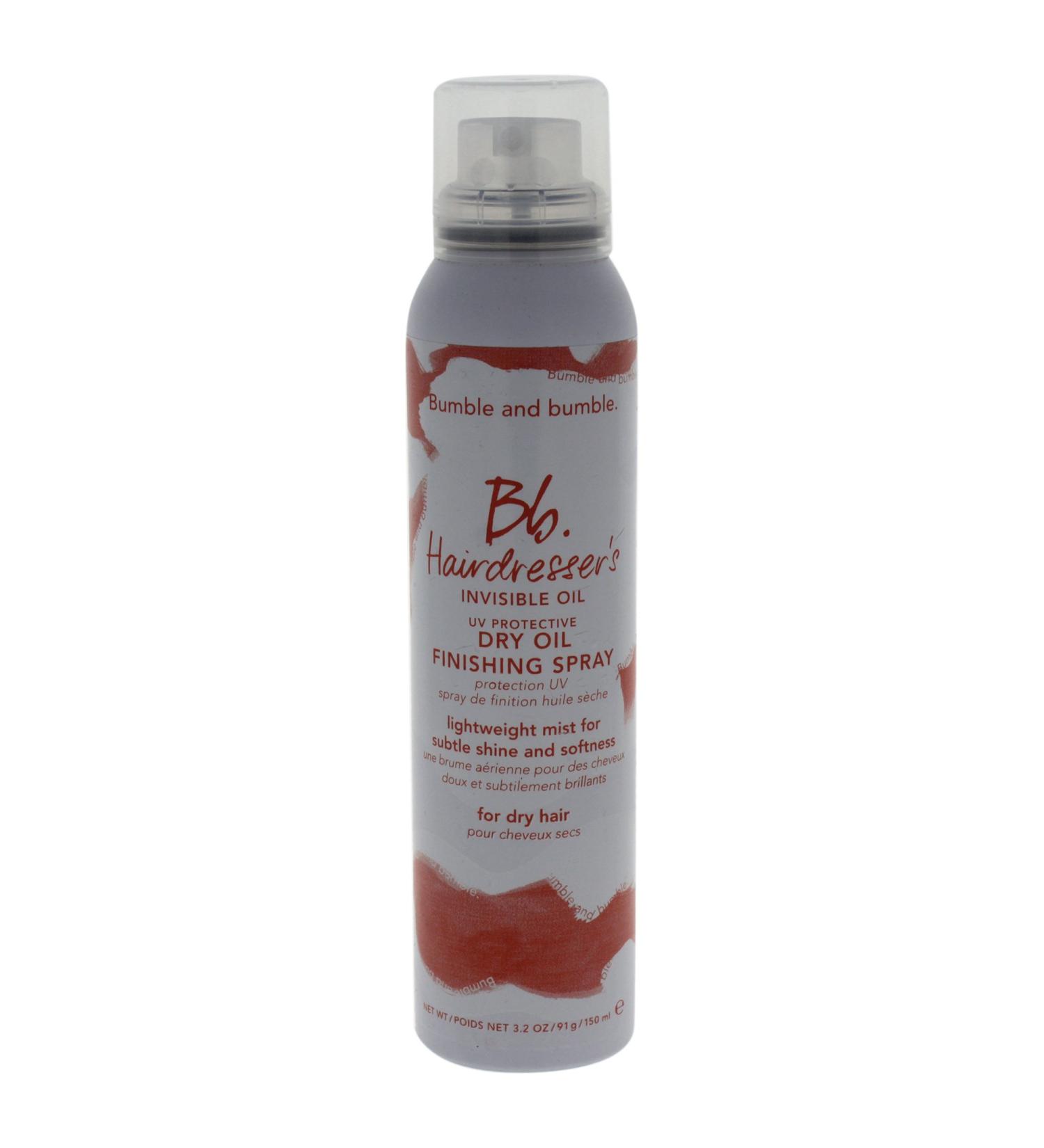 Bumble and Bumble Hairdresser's Invisible Dry Oil Finishing Spray for Unisex  3.2 Ounce