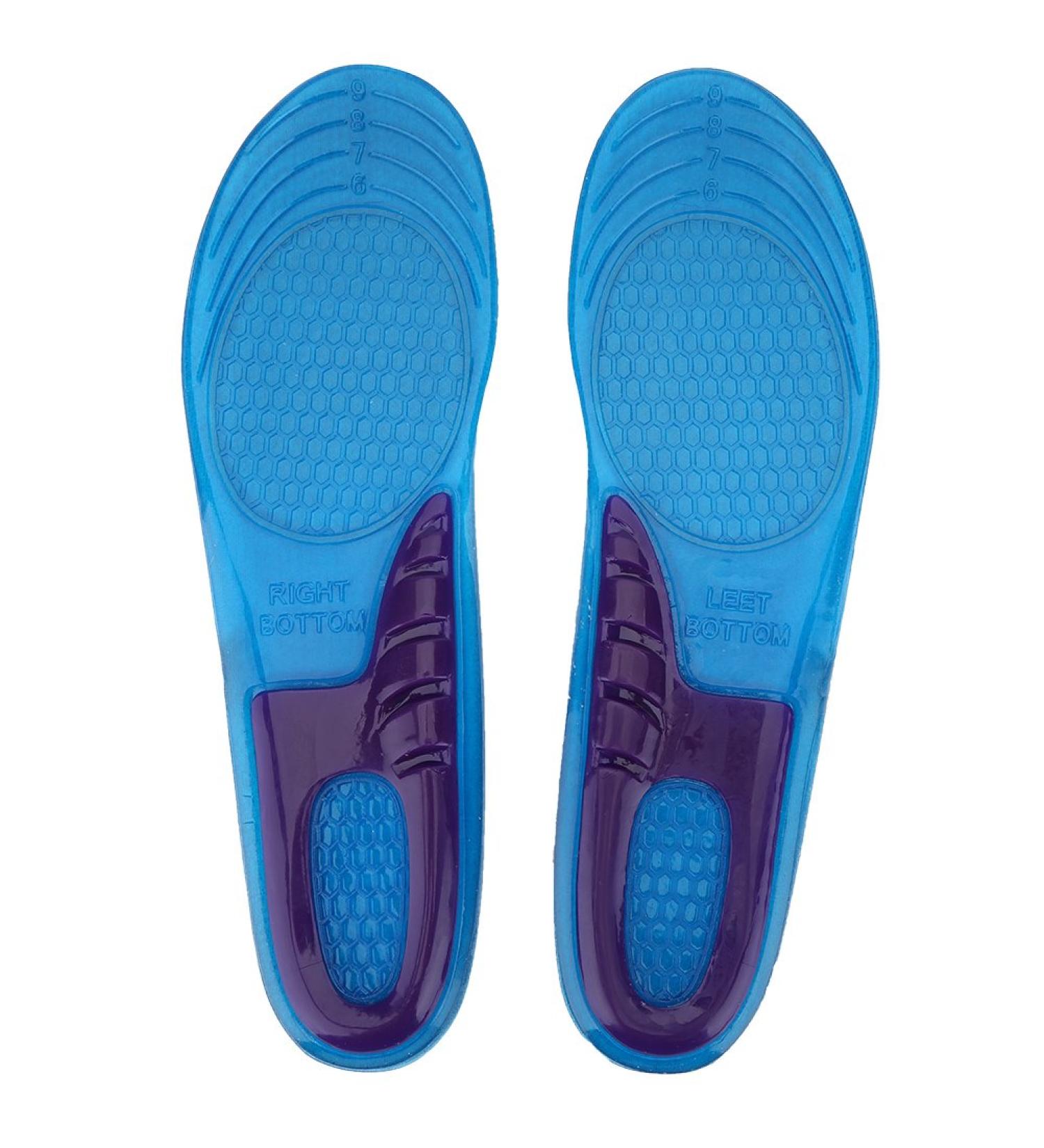 Alomejor Gel Sport Insoles for Men & Women - Orthopedic Comfort Shockproof Deodorant Silicone Inserts (M 38-43) - Buy Online on SooperMarket.com