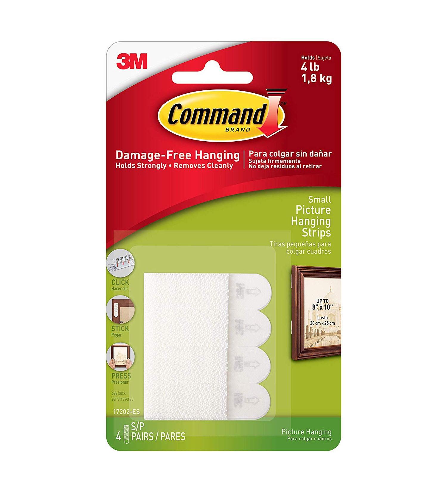 Command Strips 17202 Small Command  Adhesive Removable Interlocking Fasteners - Buy Online on SooperMarket.com