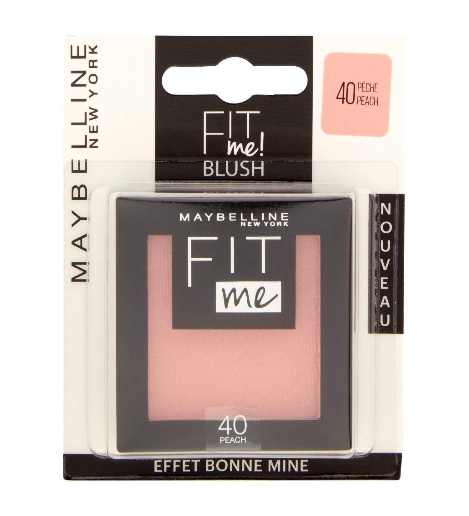 Maybelline Fit Me Blush Powder - 40 Peach - International Shipping - 4.5g | Best eCommerce Deals - Buy Online on SooperMarket.com