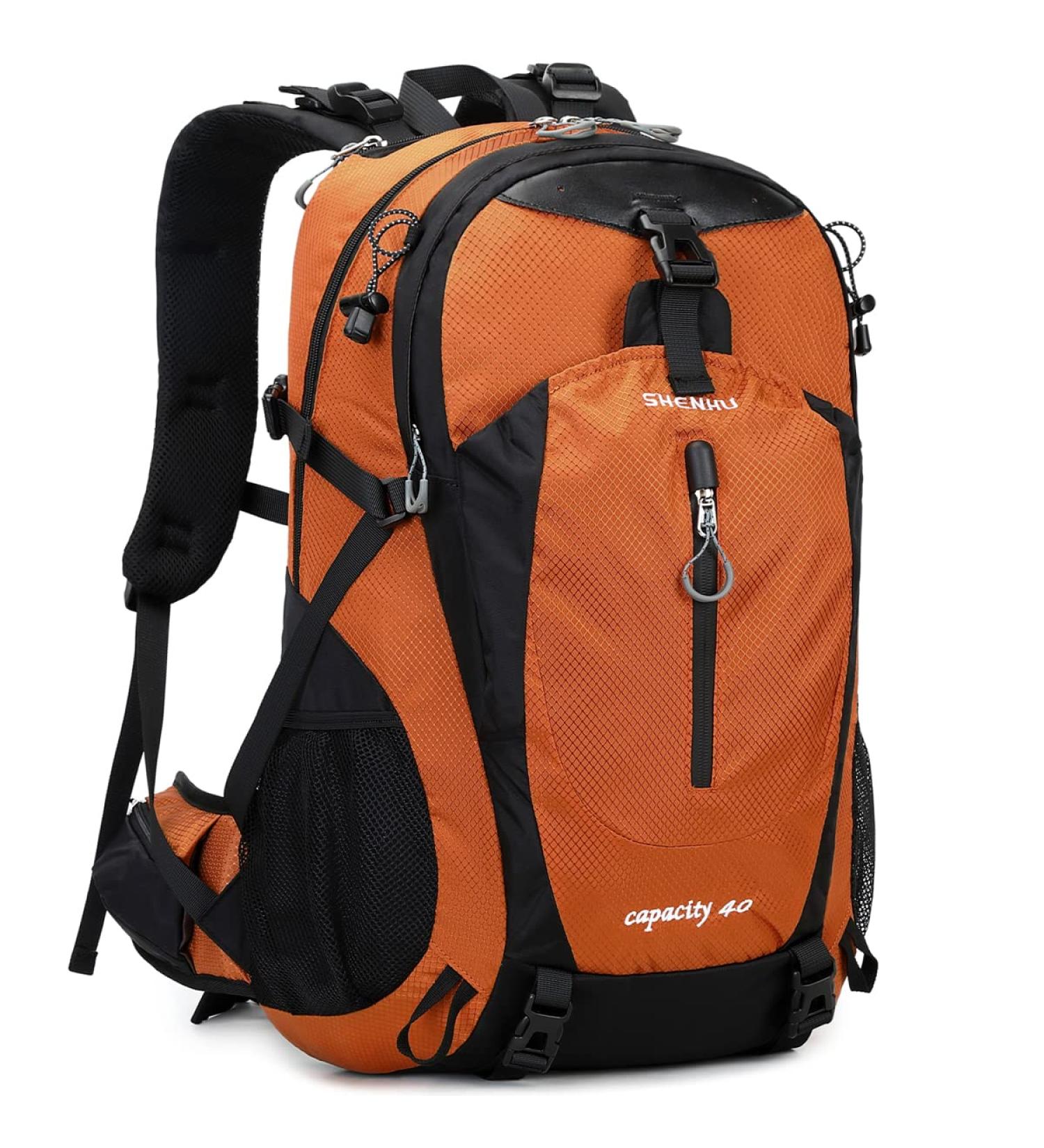 SHENHU Hiking Backpack 40L Waterproof Daypack Outdoor Sport Trekking Camping Backpack for Men Women A1-orange - Buy Online on SooperMarket.com