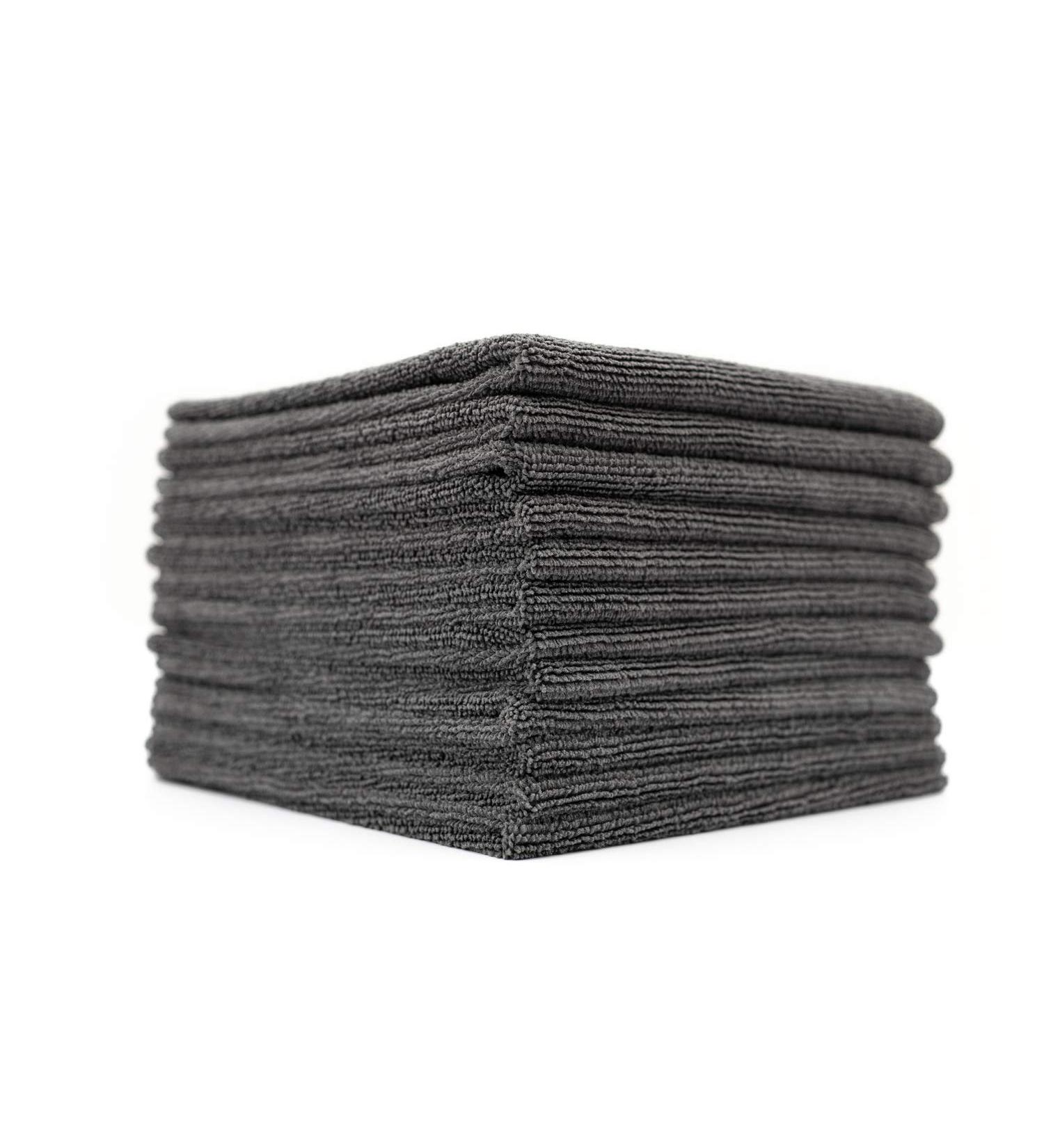 Rag Company All-Purpose Terry Cleaning Towels 12x12 Grey 12-Pack - Commercial Grade, Highly Absorbent, Lint-Free, Streak-Free for Kitchens, Bathrooms, Offices - 300gsm - Buy Online on SooperMarket.com