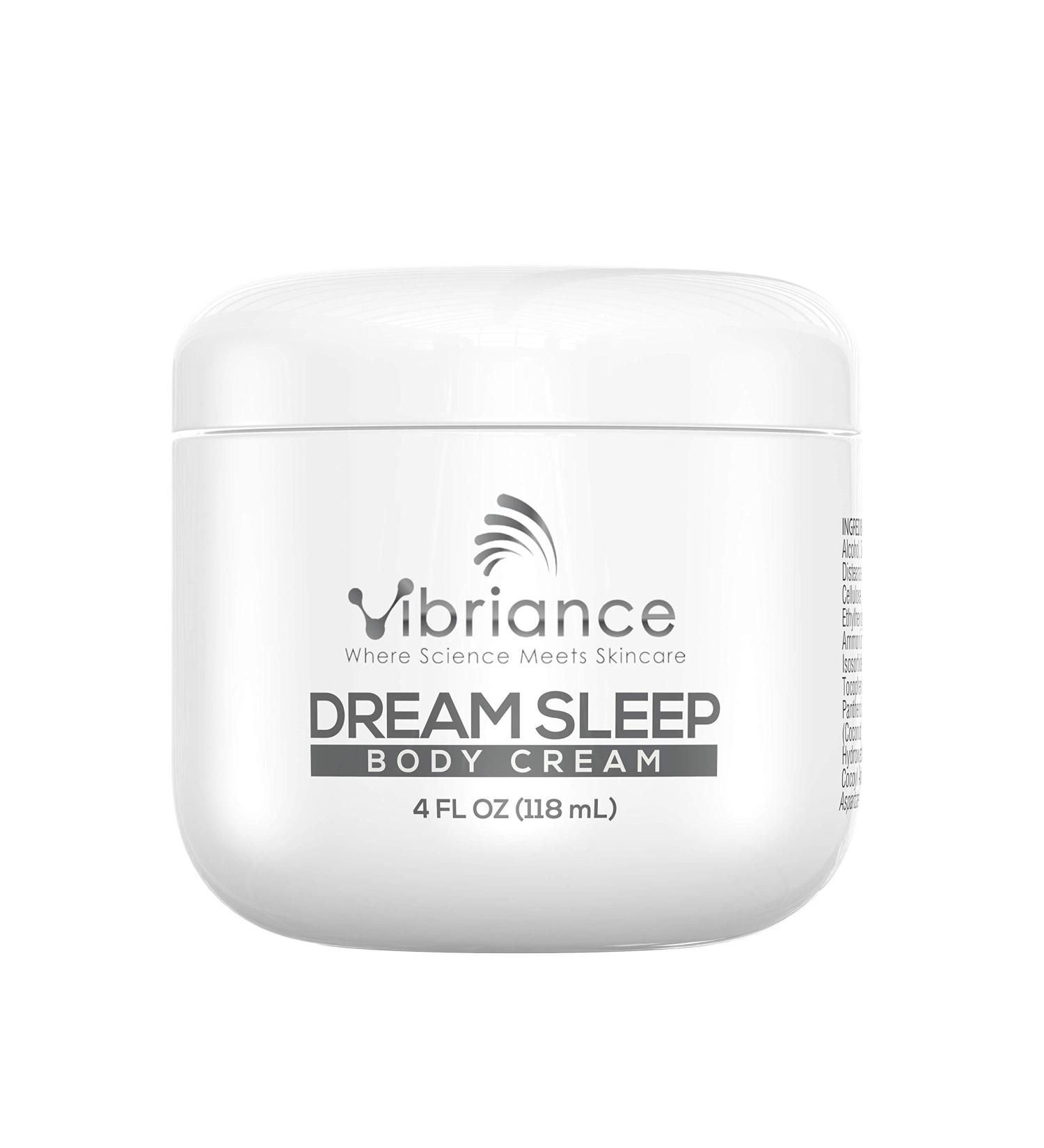 Vibriance Moisturizing Dream Sleep Body Cream | Full Body Dry Skin Moisturizer | Soothes, Relaxes & Rejuvenates Skin | 4 fl oz - Buy Online on SooperMarket.com