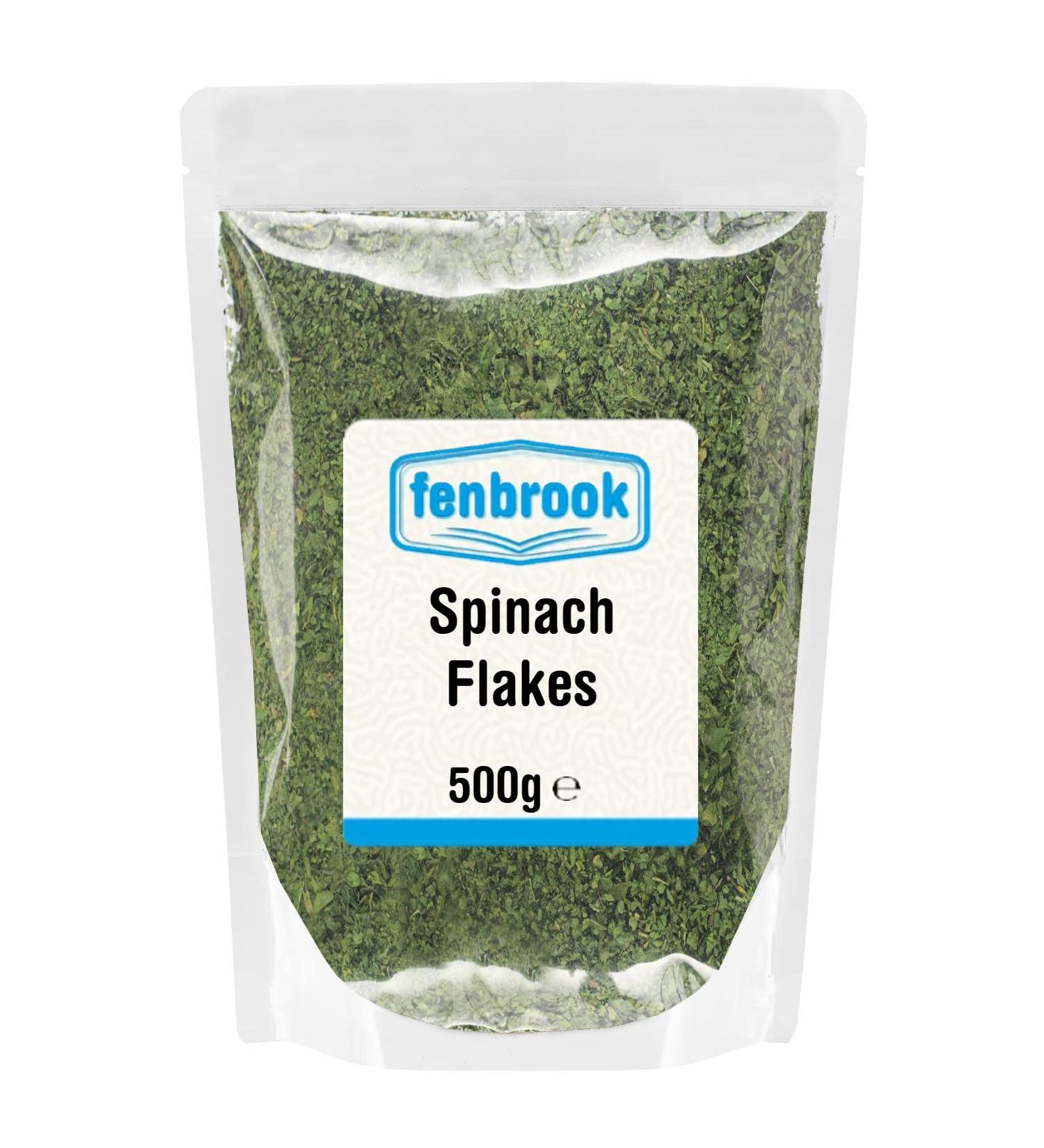 Spinach Flakes 500g by Fenbrook