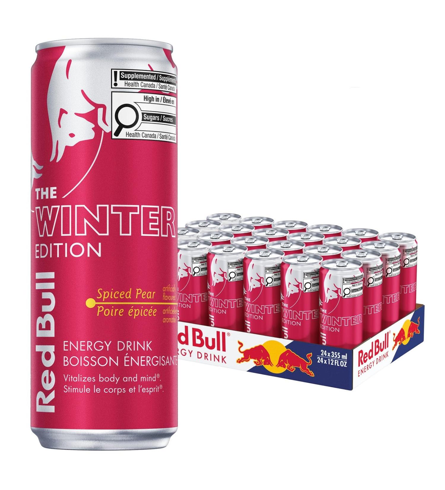 Red Bull Energy Drink Spiced Pear 355ml (24 pack) - Buy Online on SooperMarket.com