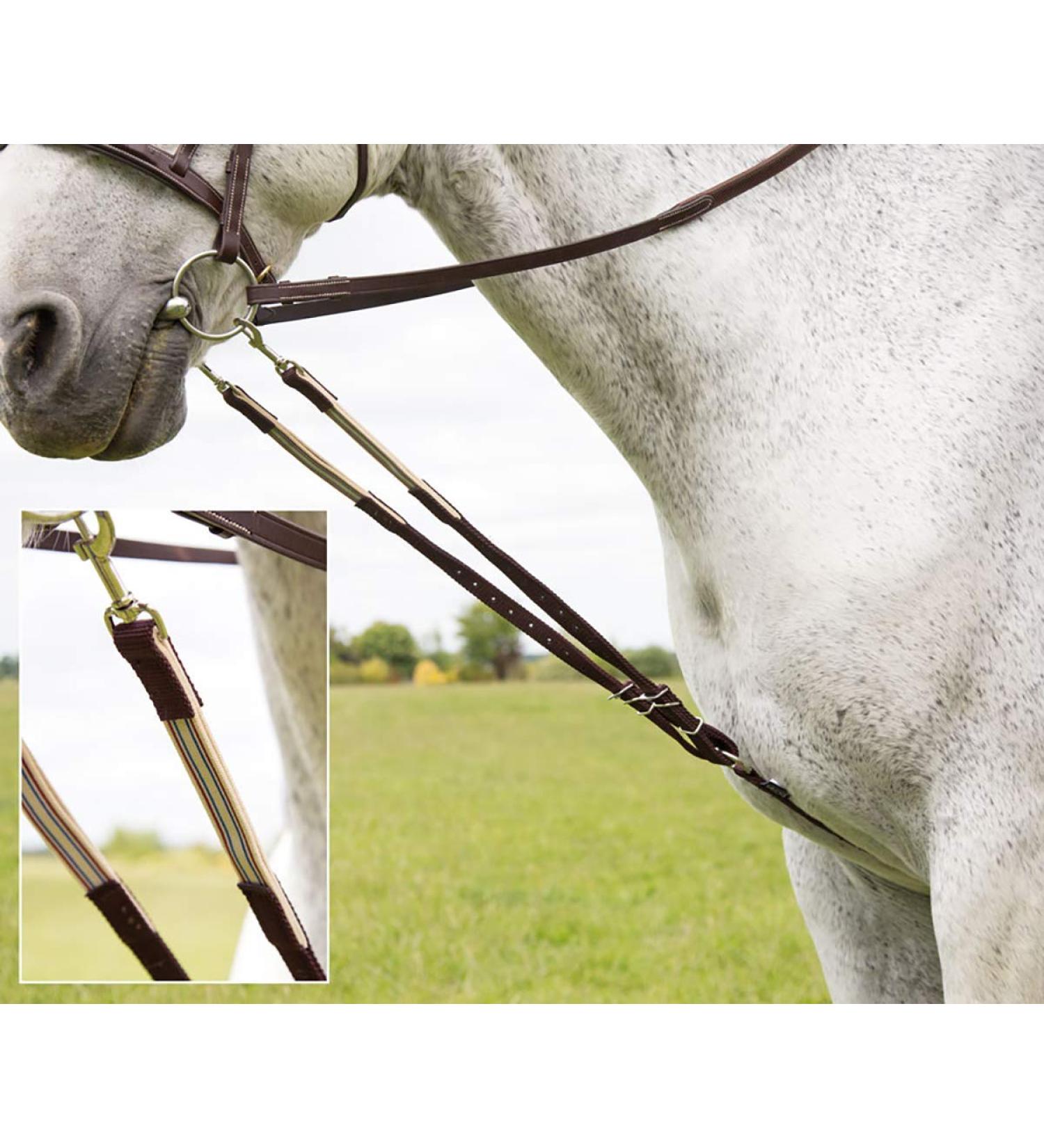 Shires Nylon Harbridge Training Aid Black Pony