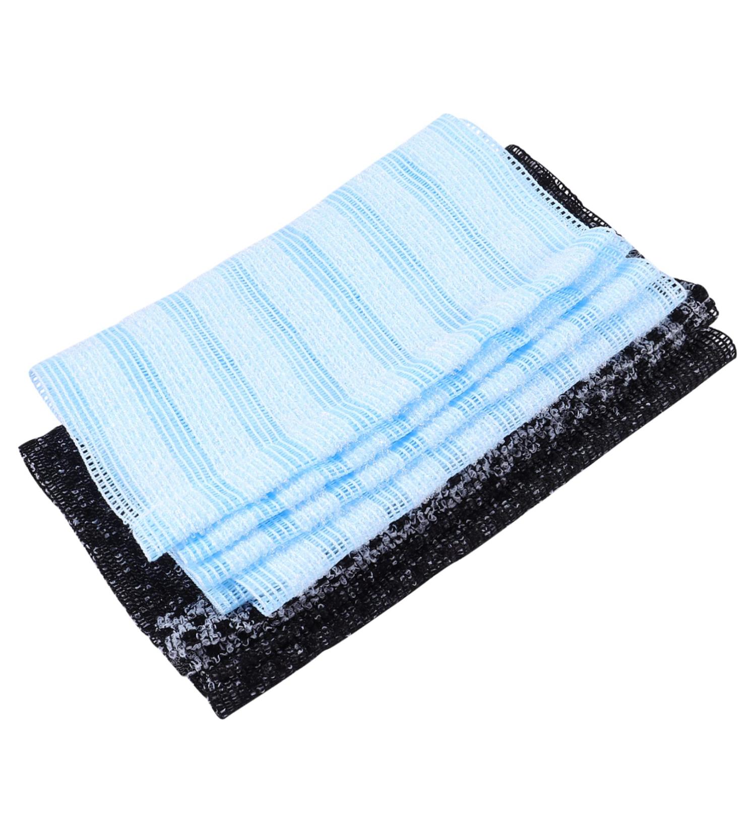 Healeved Bath Towel Back Scrubber Set - Exfoliating Body Spa Towels for Clean and Smooth Skin - 2pcs - Buy Online on SooperMarket.com