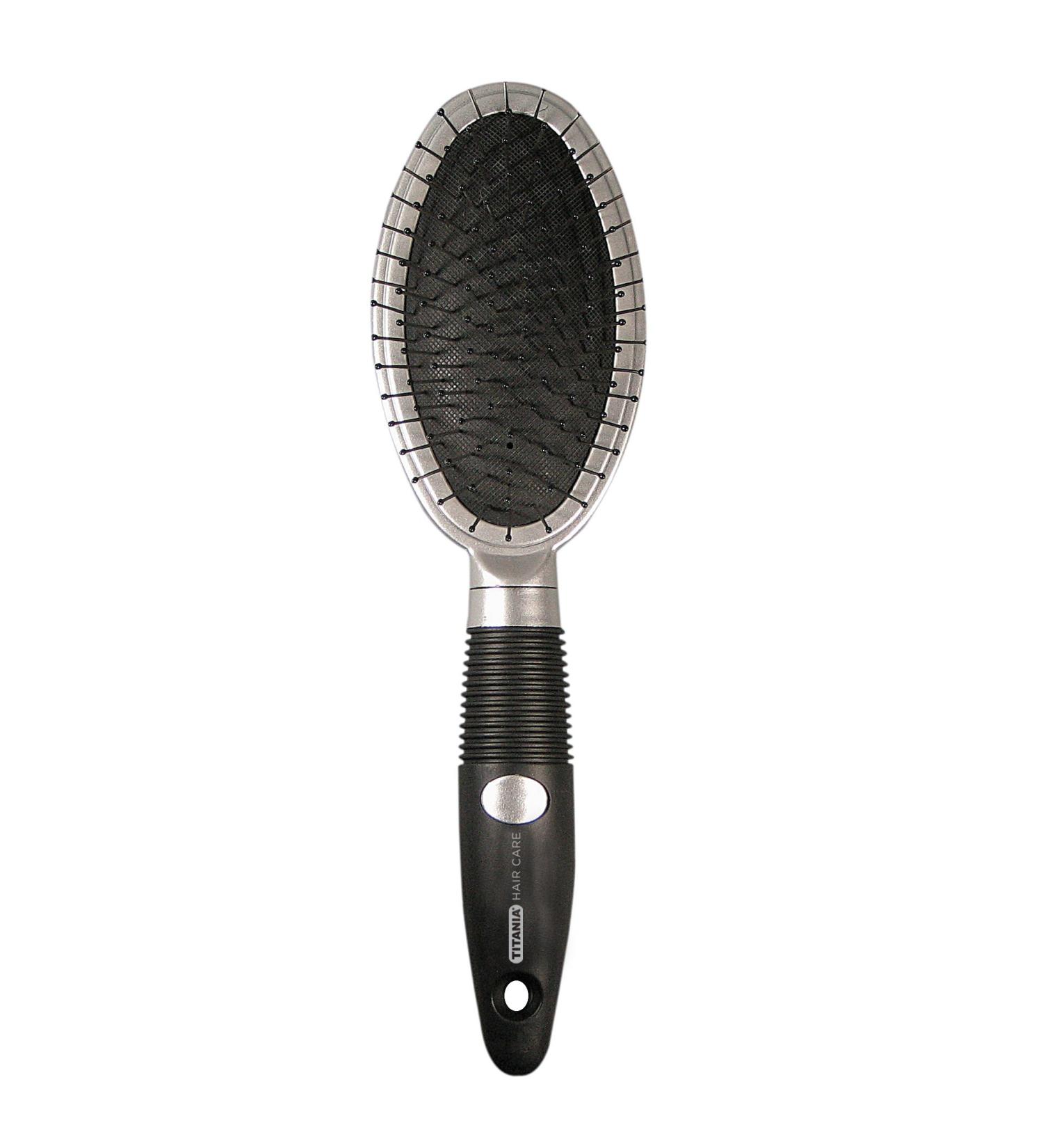 TITANIA wire massage brush 10 rows rubber handle 1 pack (1 x 126 g)