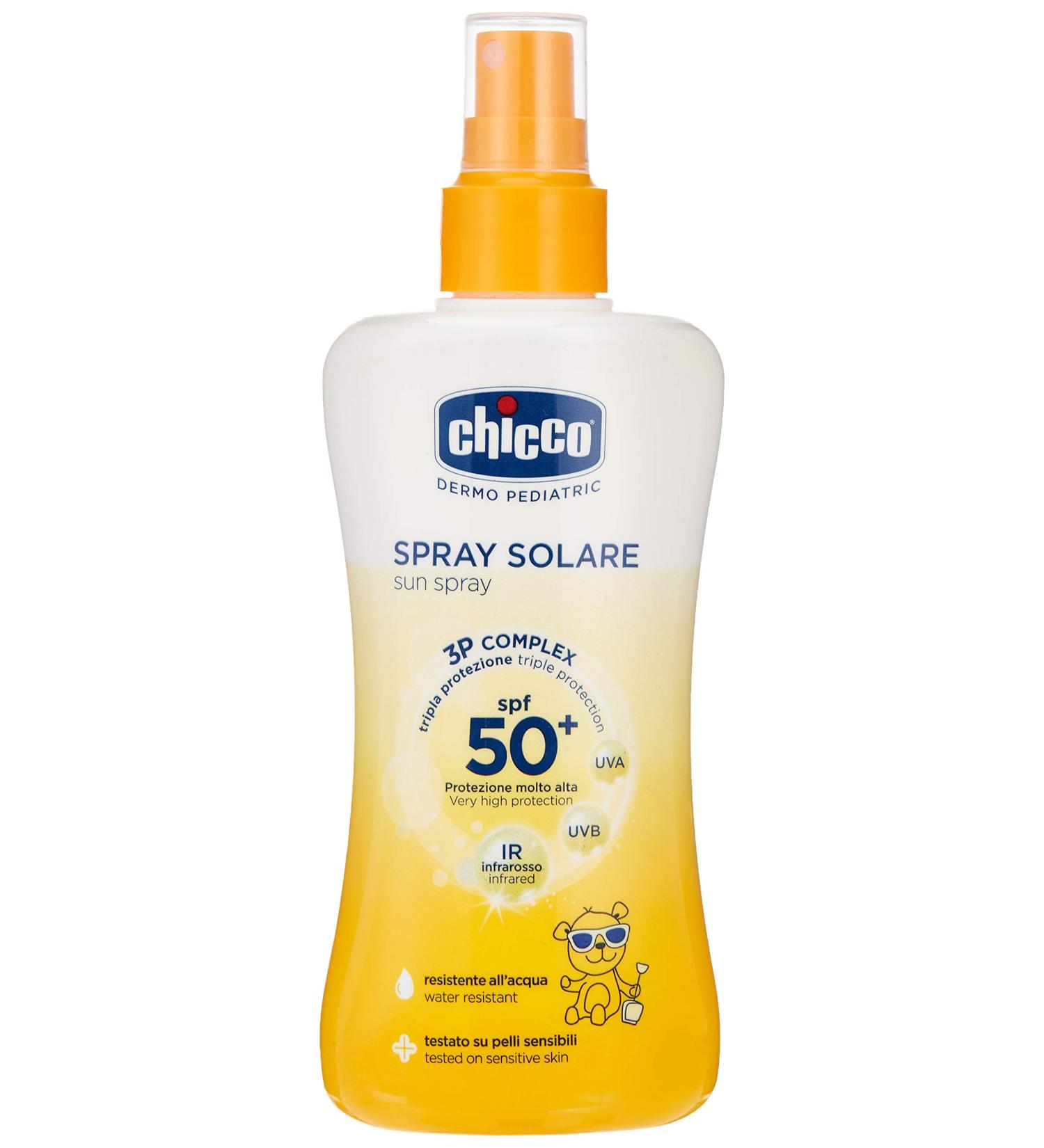 Chicco SPF 50+ Sunscreen (150 ml) - Best UV Protection for All Skin Types | International Shipping Available - Buy Online on SooperMarket.com
