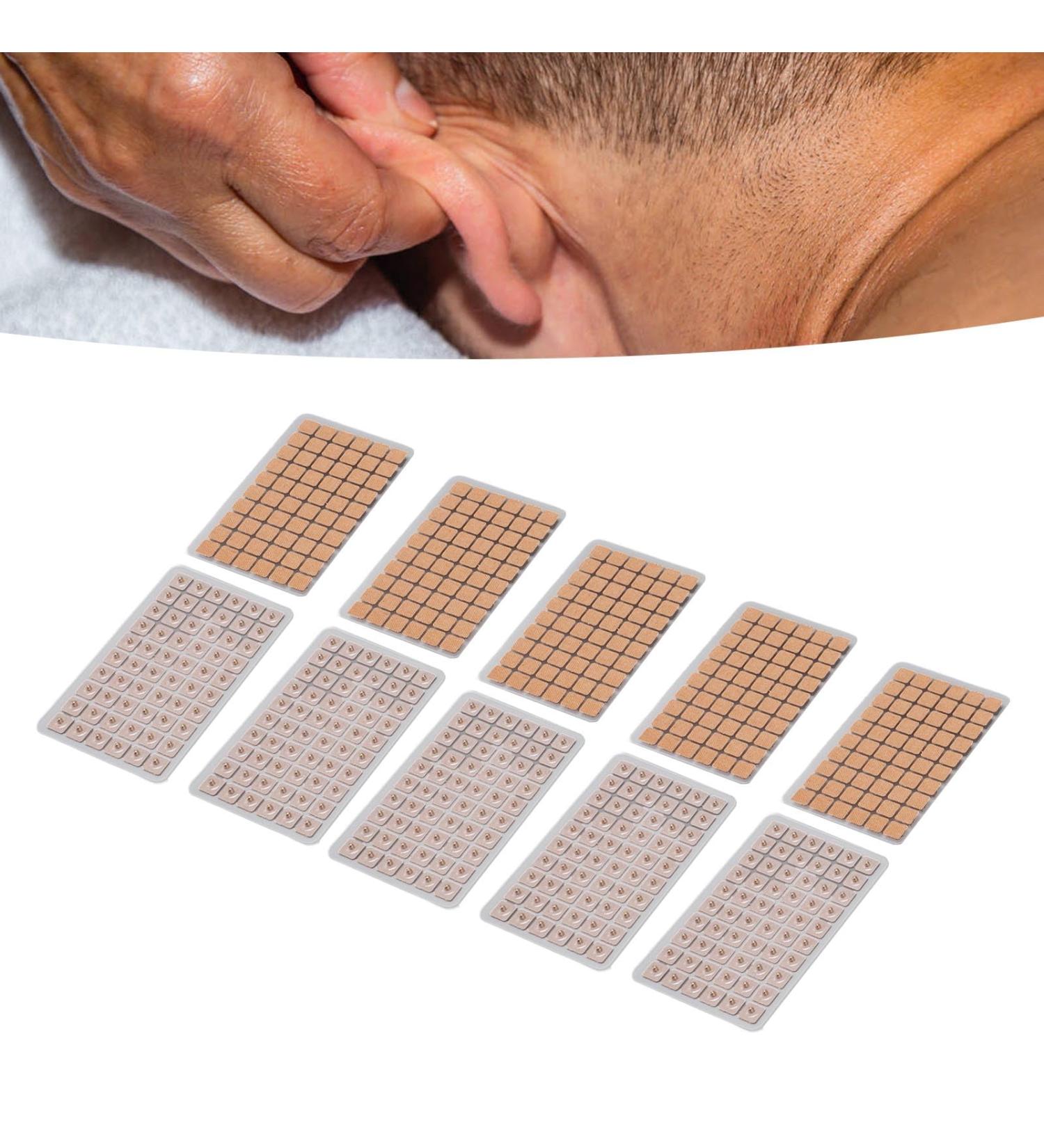 600 Counts Acupuncture Magnet Ear Pellets - Activate Blood Flow Accelerate Healing Non-Invasive Ear Massage Patches - Buy Online on SooperMarket.com
