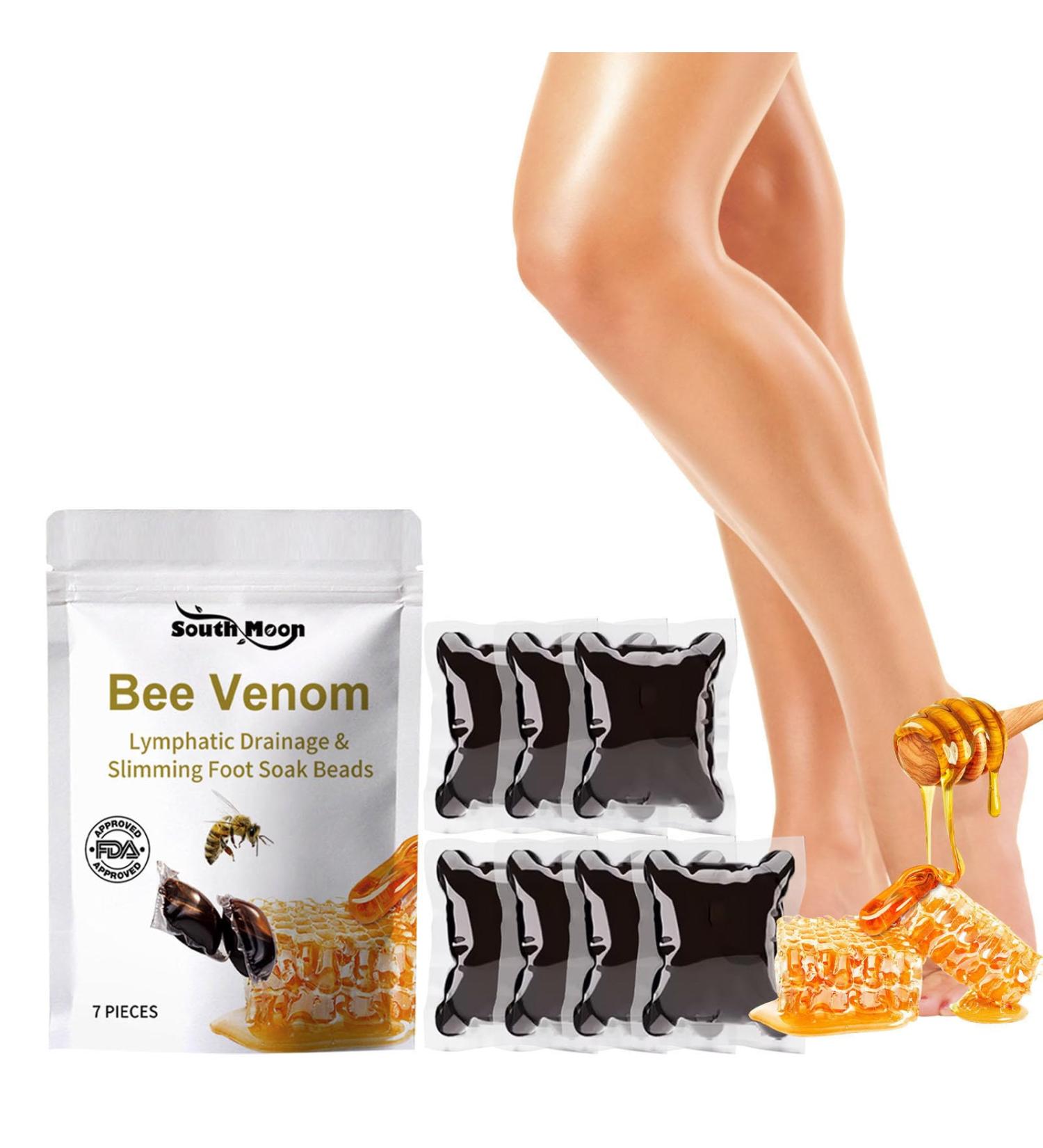 Lymphatic Drainage & Slimming Foot Soak Beads Lukmlca Bee Venom Foot Soak Foot Soak Salts Healthy Fast Shape & Cleanse Body Relief Relax Foot Soak For Hard Skin Foot Spa (1Bag-49ml) - Buy Online on SooperMarket.com