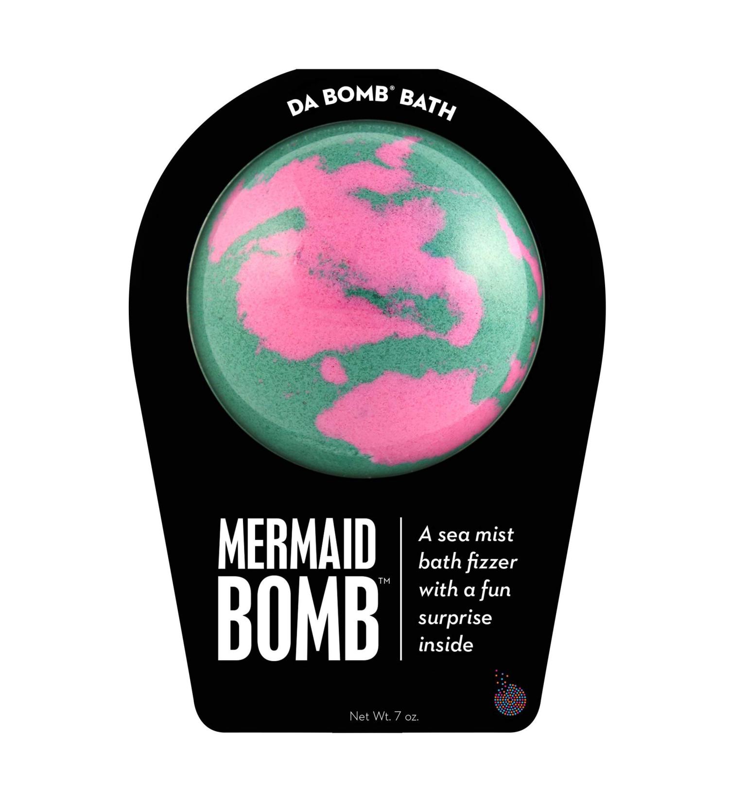 DA BOMB Mermaid Bath Bomb 7oz - Luxurious and Fun Bath Fizz with a Magical Twist - Buy Online on SooperMarket.com