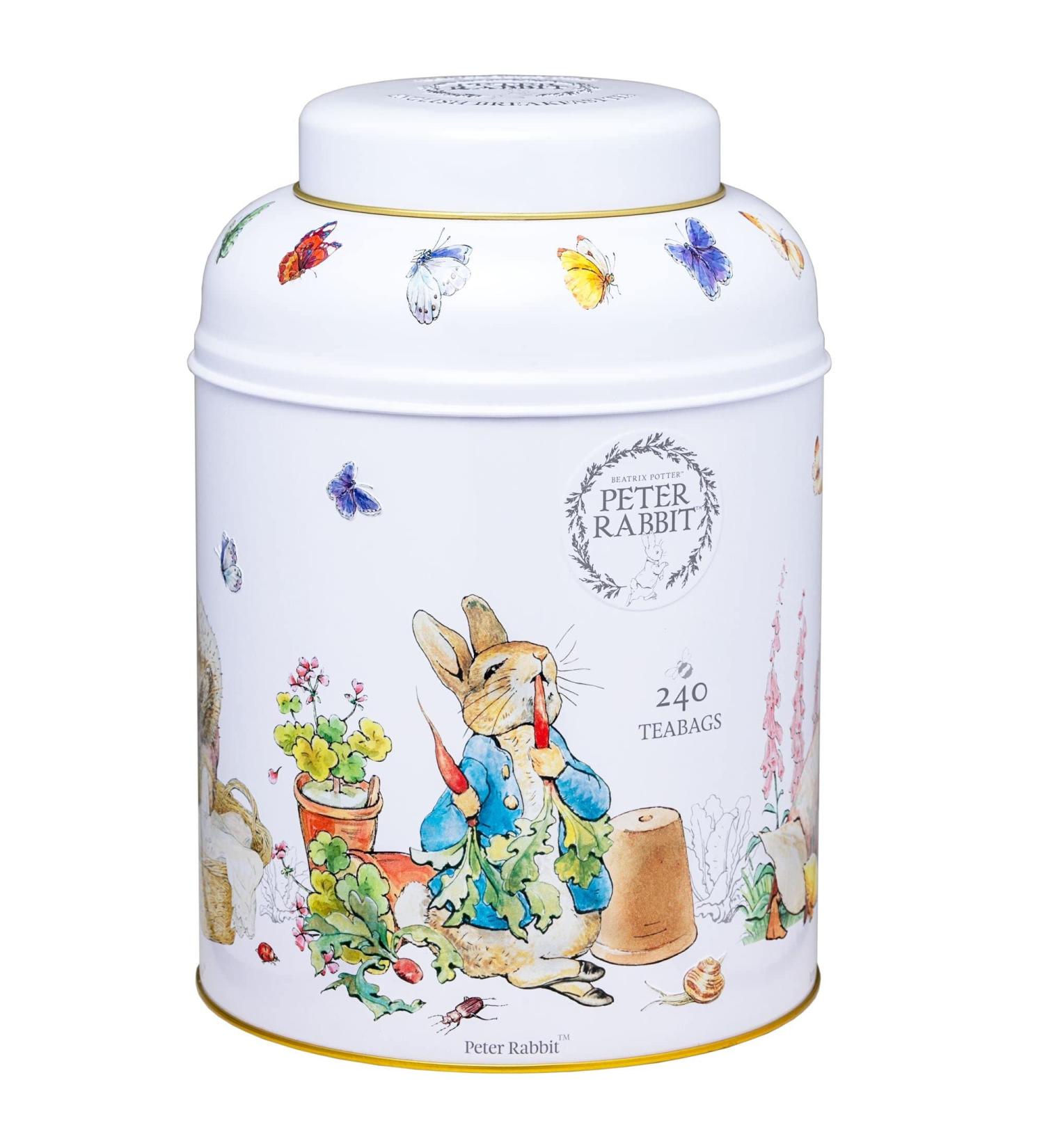 New English Teas Beatrix Potter Tea Caddy with 240 English Breakfast Teabags - Buy Online on SooperMarket.com