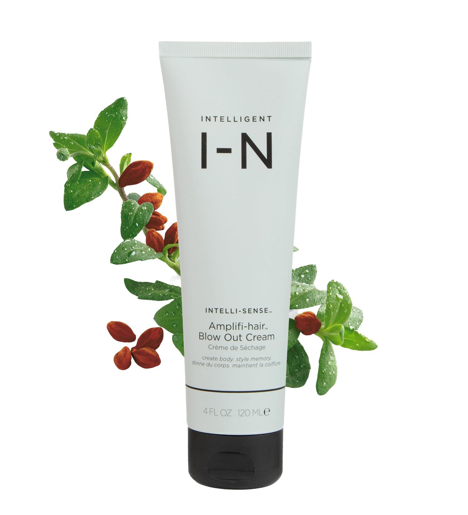 Intelligent Nutrients Amplifi-Hair Blow Out Cream - Vegan Styling & Heat Protection for All Hair Types (4 Oz) - International Shipping Available - Buy Online on SooperMarket.com