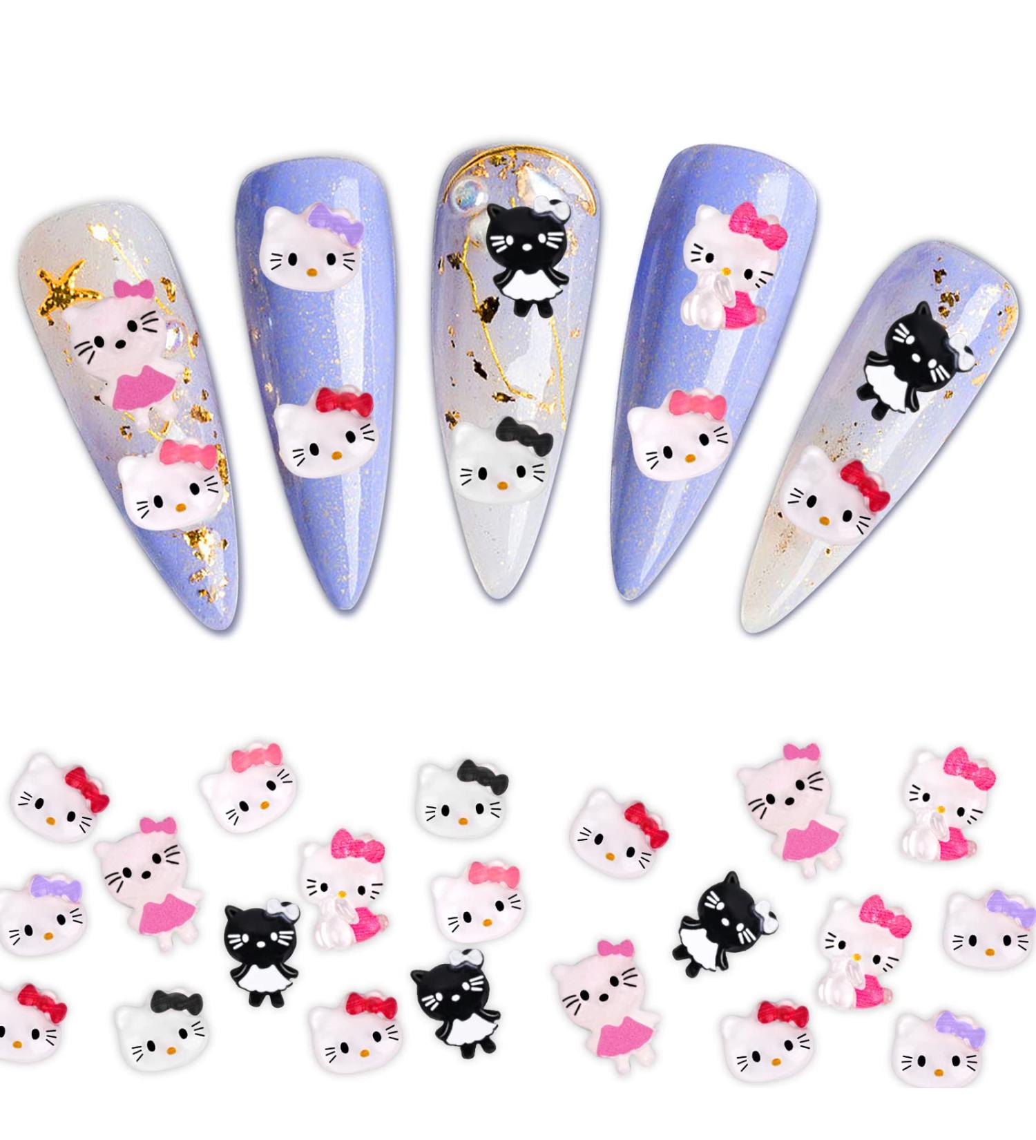 70 PCS Kawaii Nail Charms - 3D Resin Charms for Nail Art Decorations - Buy Online on SooperMarket.com