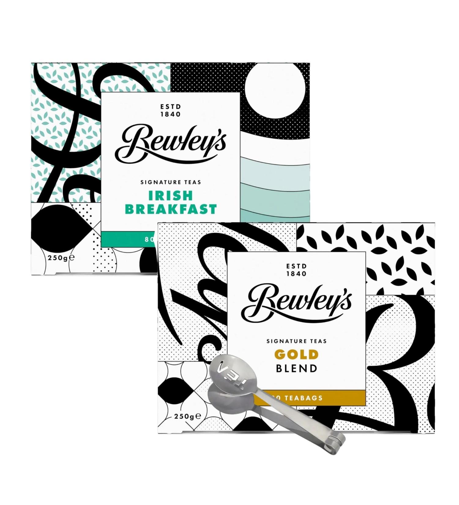 Bewleys Irish Tea Bundle with - 160 Tea Bags with Bewleys Irish Breakfast Tea and Bewleys Gold Blend Tea Including Mint Retail Tea Squeezer - Buy Online on SooperMarket.com