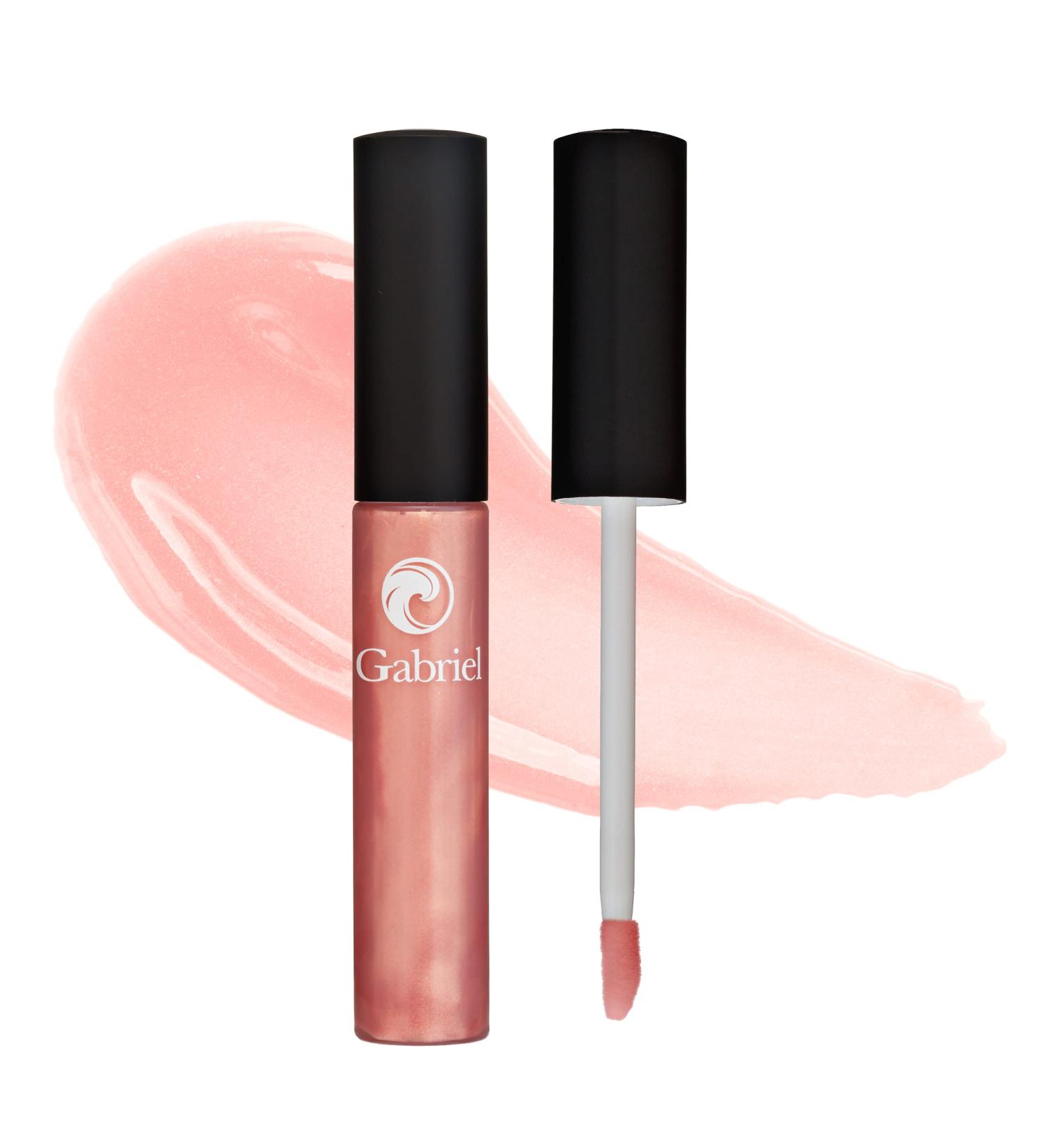 Gabriel Cosmetics Natural Lip Gloss - Paraben Free, Vegan, Gluten-free, Cruelty-free - Infused with Jojoba Seed Oil and Aloe - Long Lasting - 0.27 fl oz (Ambrosia) - Buy Online on SooperMarket.com