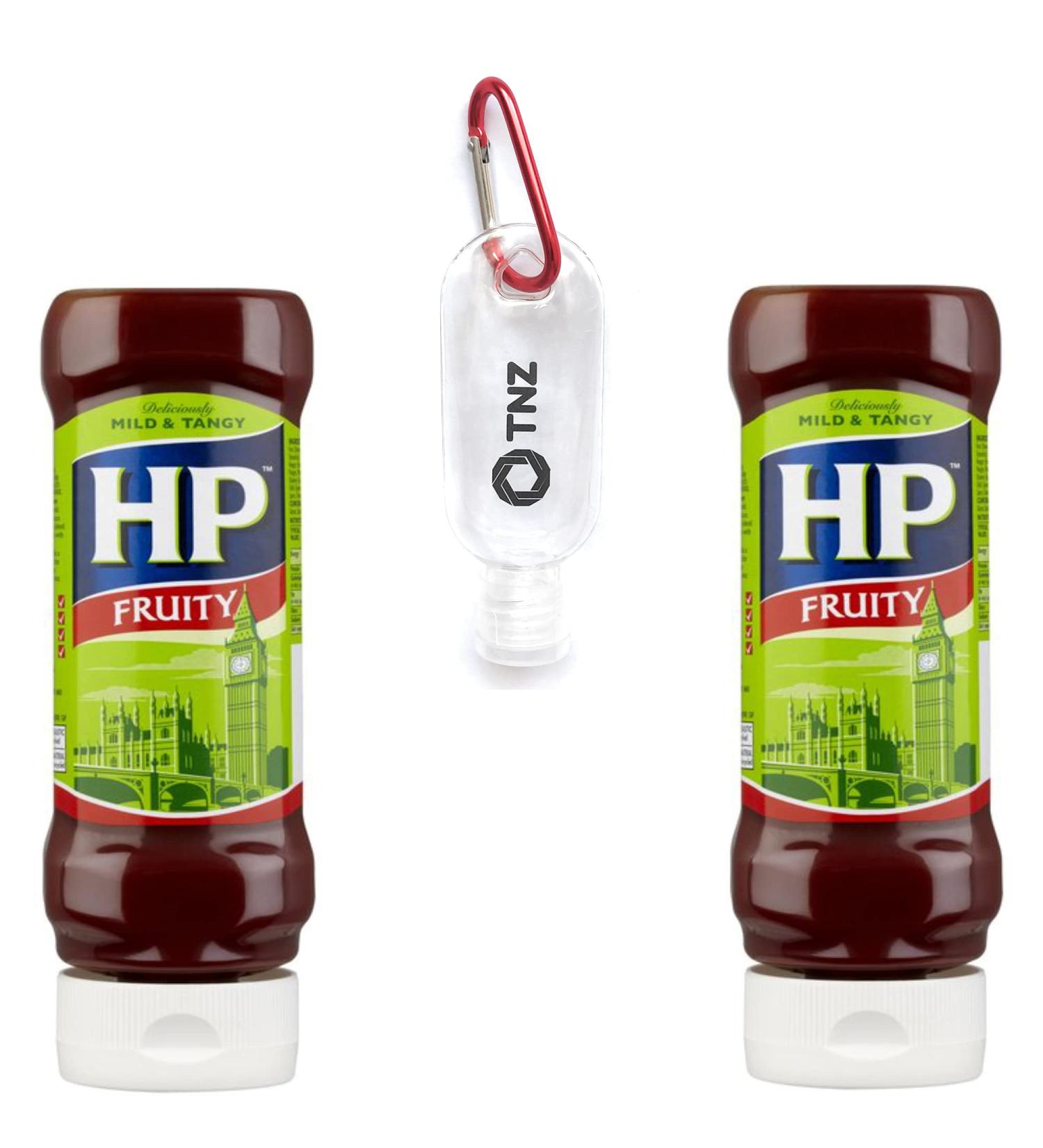 Hp Fruity Brown Sauce 470g x 2 with Bonus Sauce Key Ring - Buy Online Now! - Buy Online on SooperMarket.com