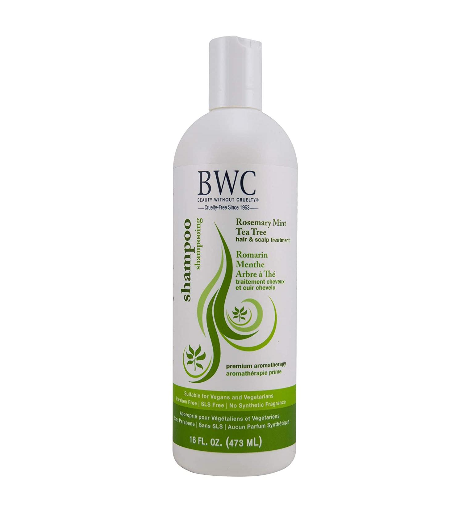Beauty Without Cruelty Rosemary Mint Tea Tree Shampoo - 16 Fl Oz | Vegan & Cruelty-Free - Buy Online on SooperMarket.com