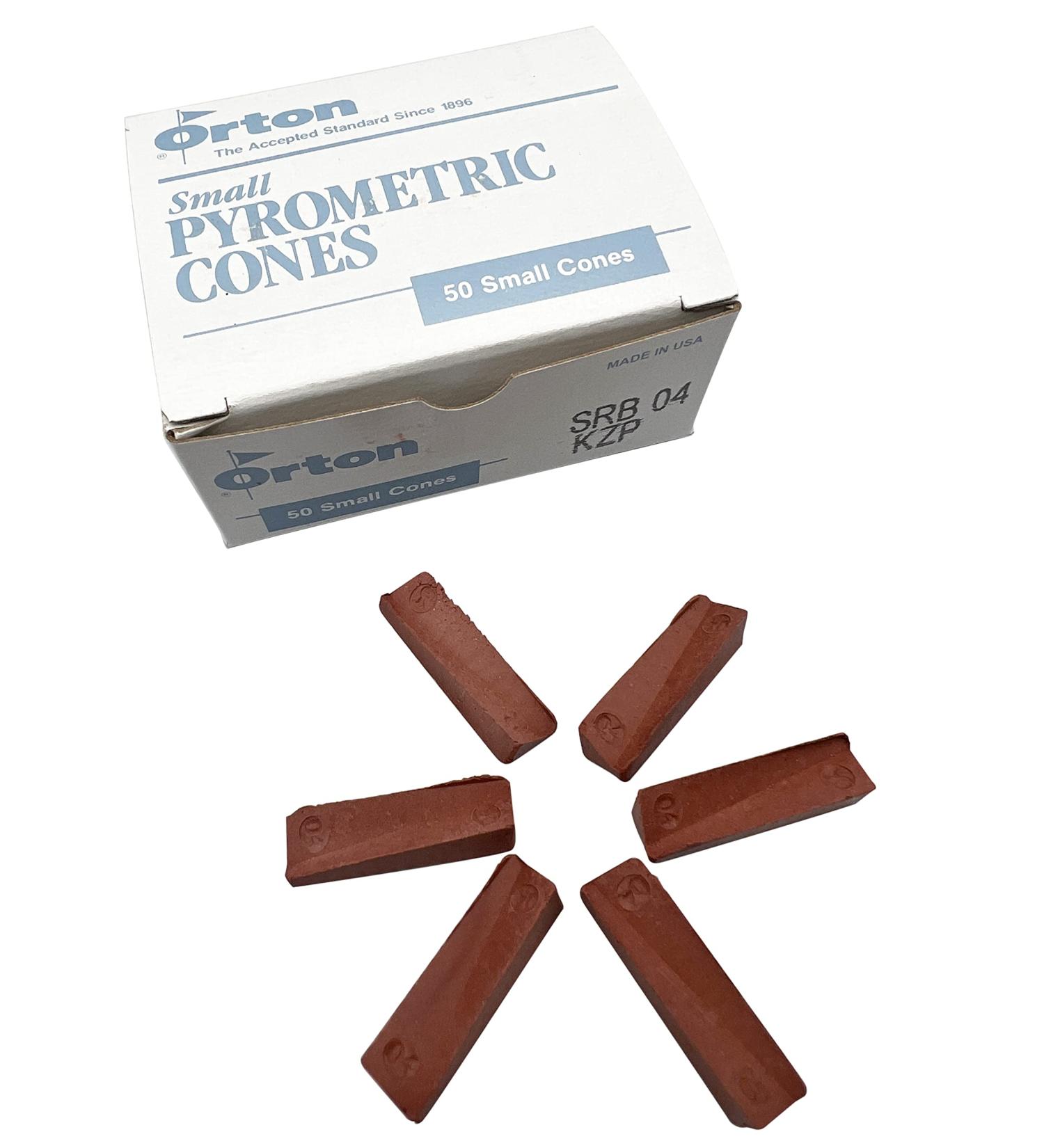 Pyrometric Cones For Accurate Firings In Industrial, Pottery And Hobby Kilns-Cone 04 (Pkg/50)