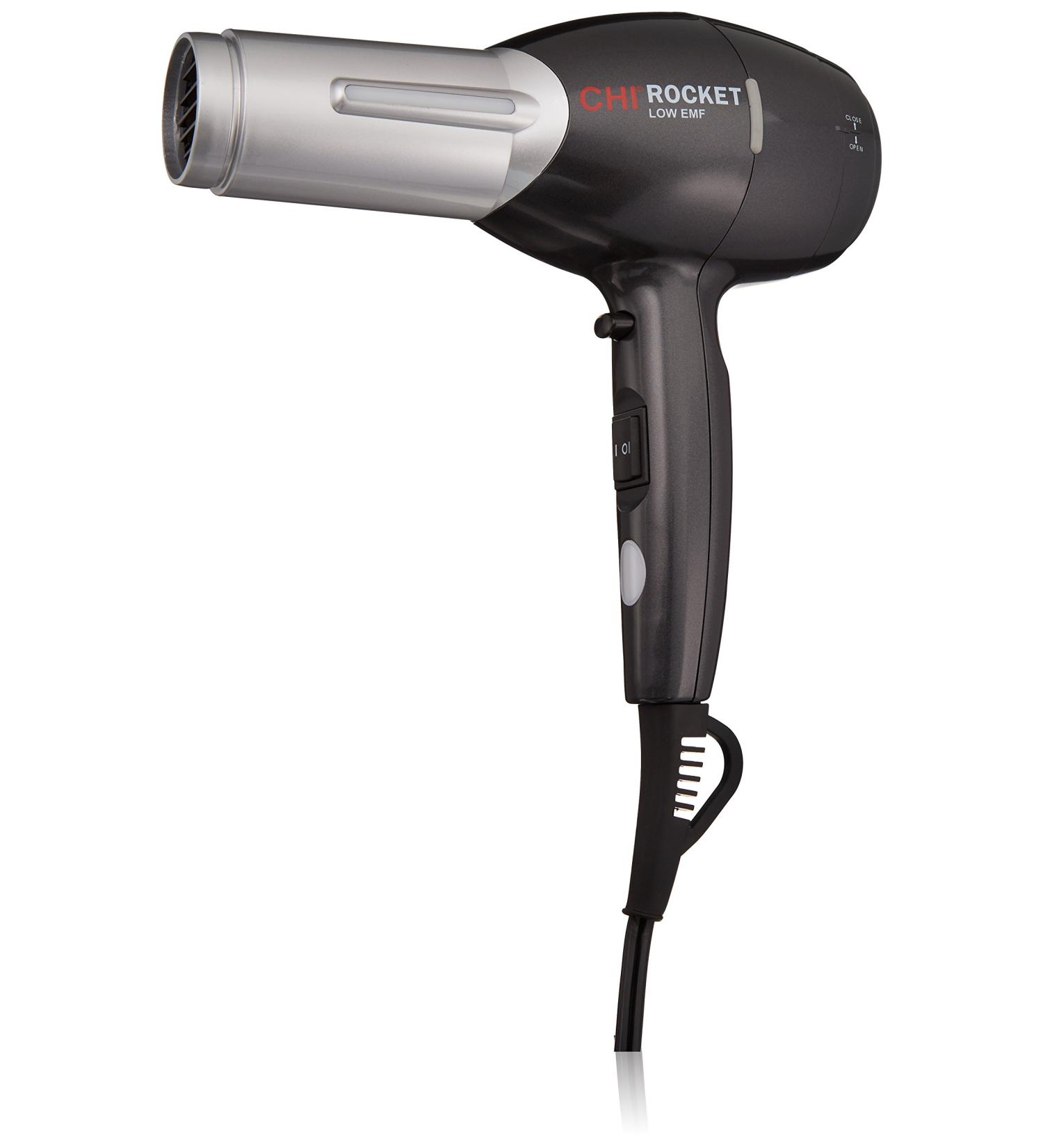 CHI Rocket Black Hair Dryer - Fast & Powerful Styling Tool - Buy Online on SooperMarket.com