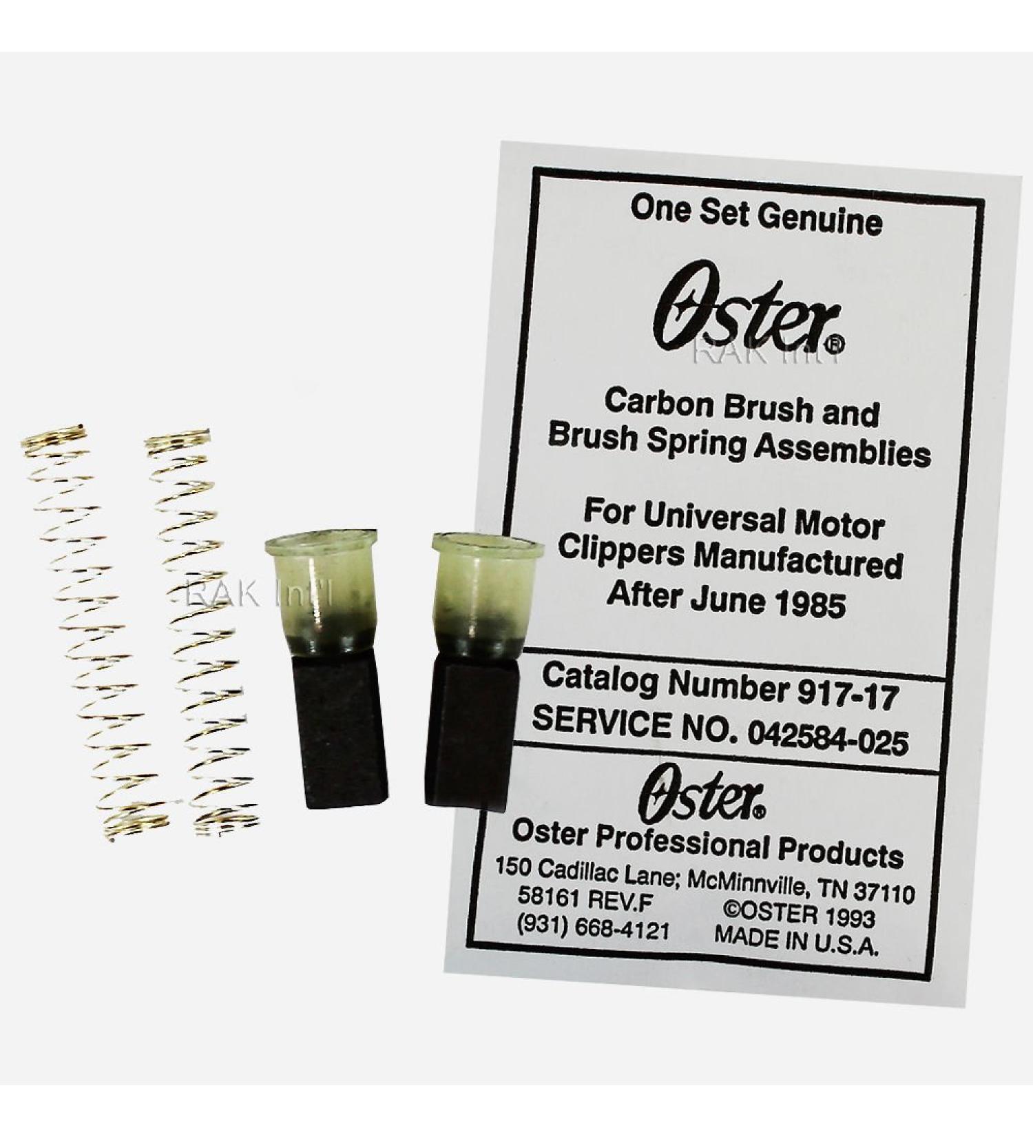 Oster A5 Clipper Repl Brush/Spring Assembly