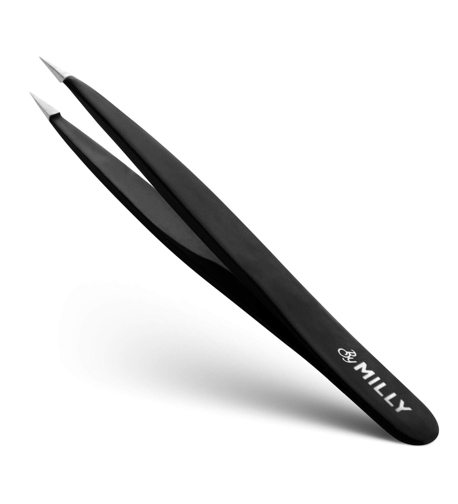 MILLY Pointed Tweezers - German Steel Precision Tweezers for Hair & Glass Removal - Buy Online on SooperMarket.com