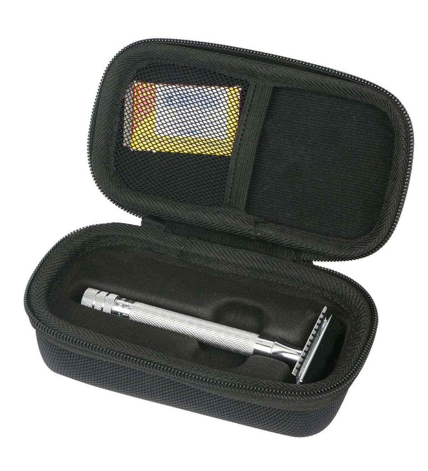 Khanka EVA Hard Travel Case for MERKUR DOVO Safety Razors 23C 42C 37C | Durable & Compact Design for International Shipping - Buy Online on SooperMarket.com